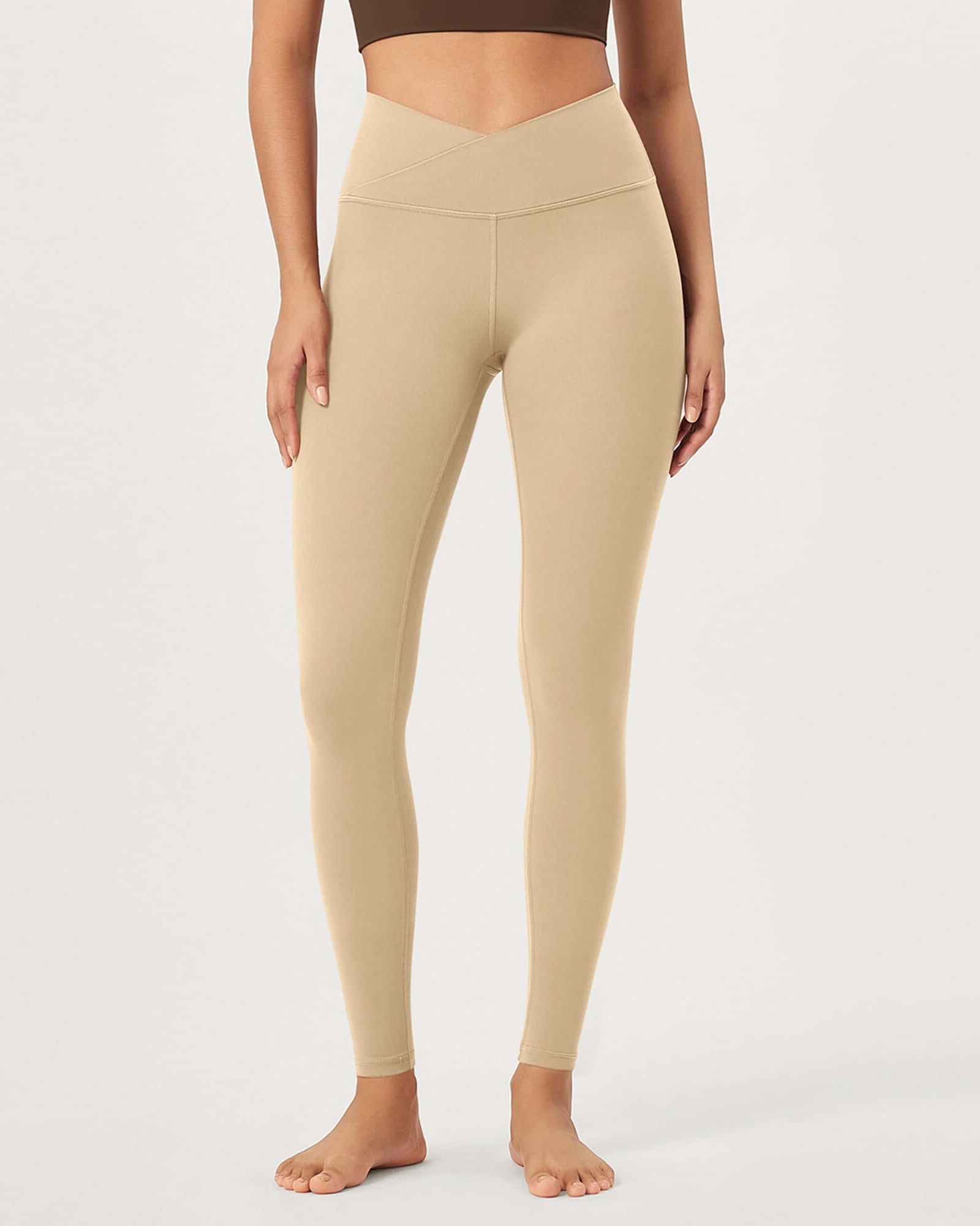 2 Pack 28 Odcloud Buttery Soft Cross Waist Yoga Leggings - ododos