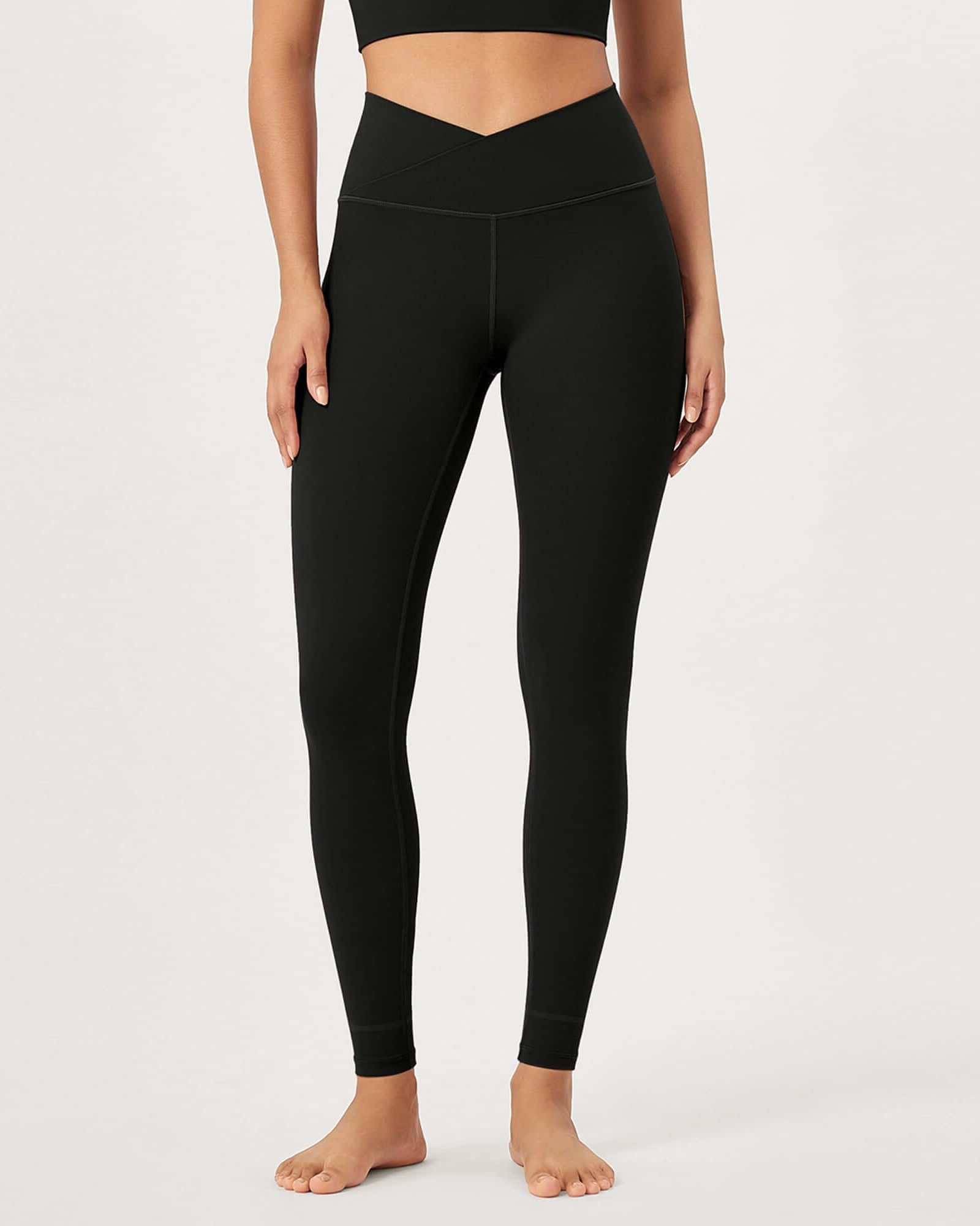 2 Pack 28 Odcloud Buttery Soft Cross Waist Yoga Leggings - ododos