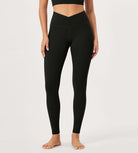 2 Pack 28 Odcloud Buttery Soft Cross Waist Yoga Leggings - ododos