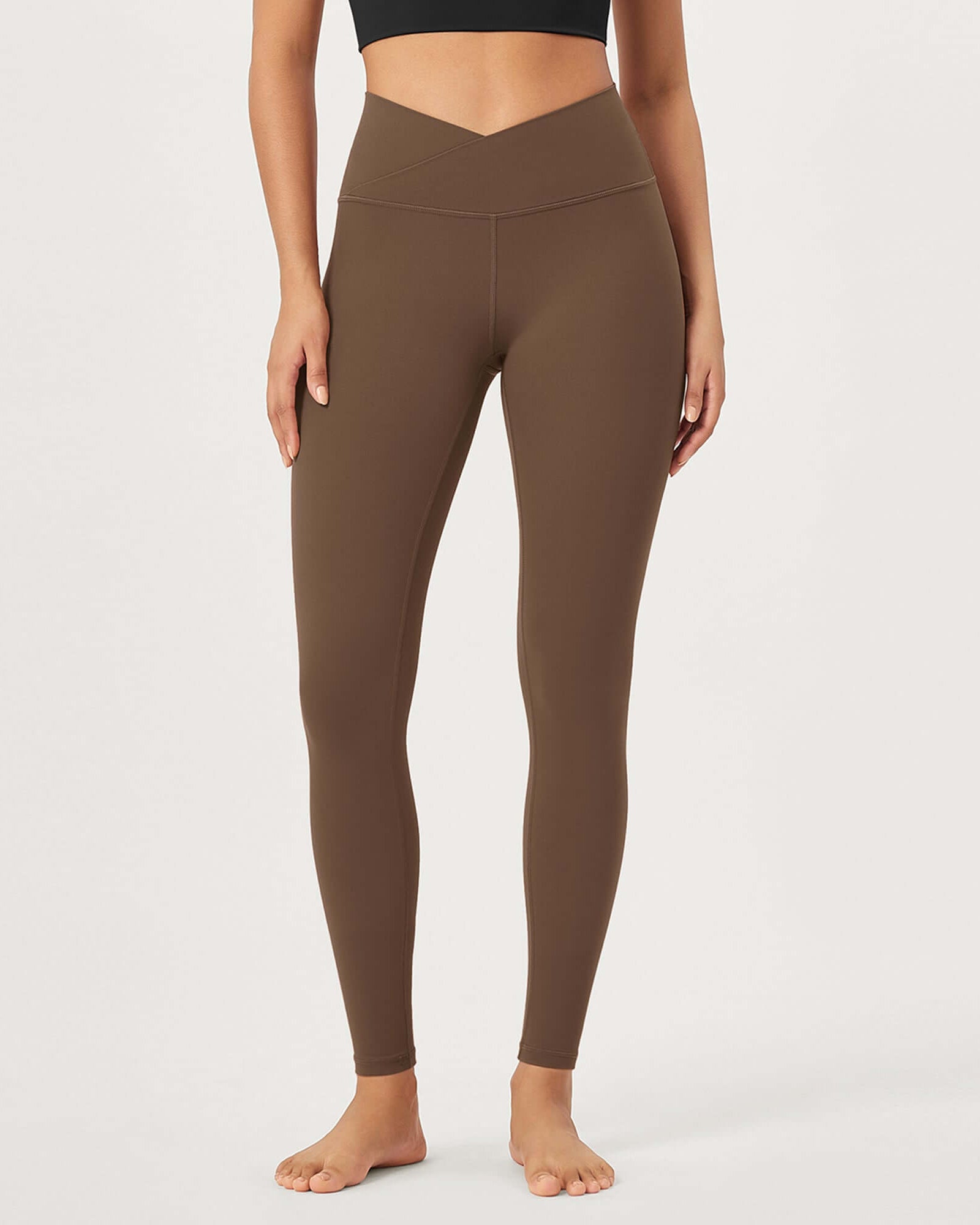 2 Pack 28 Odcloud Buttery Soft Cross Waist Yoga Leggings - ododos