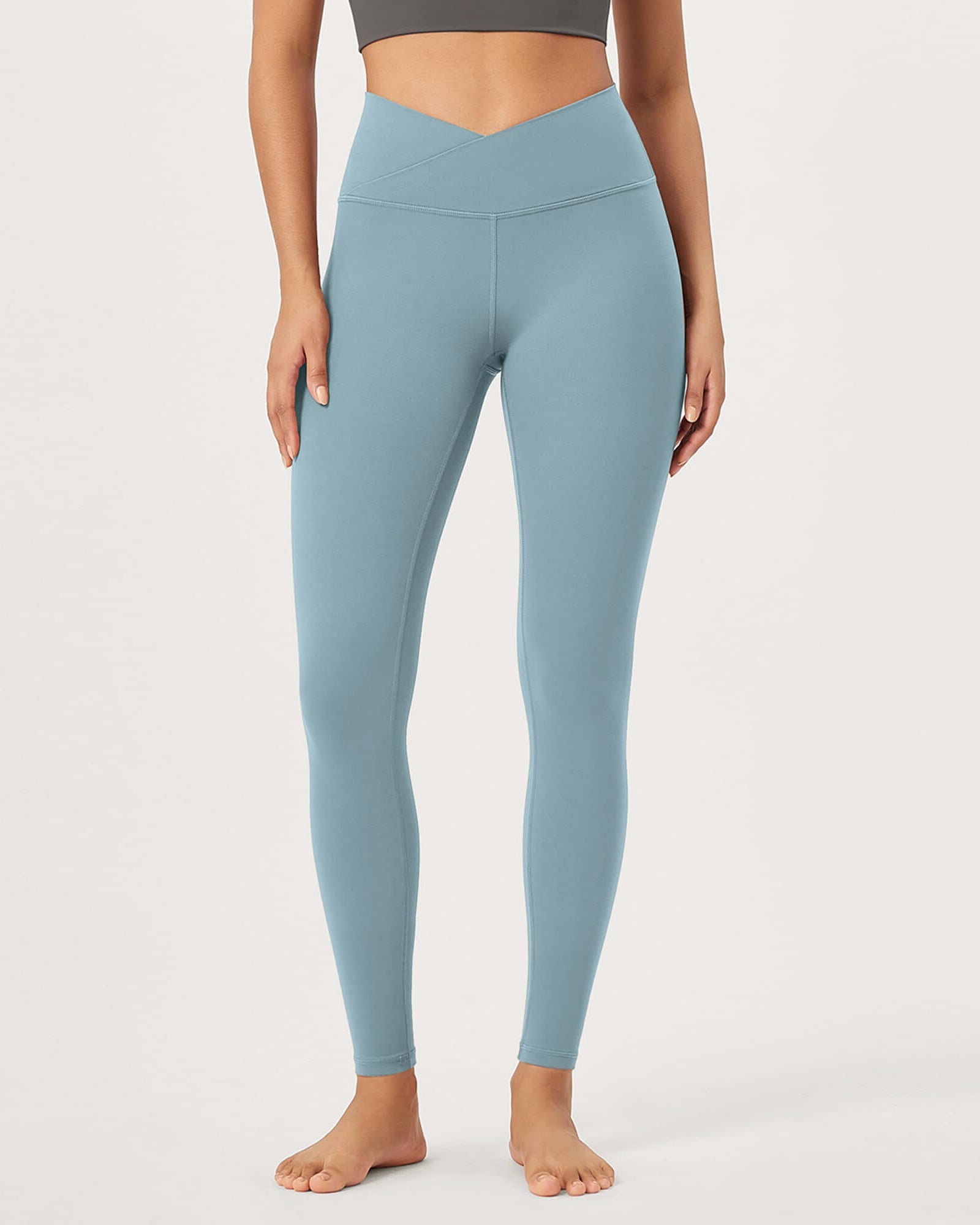 2 Pack 28 Odcloud Buttery Soft Cross Waist Yoga Leggings - ododos