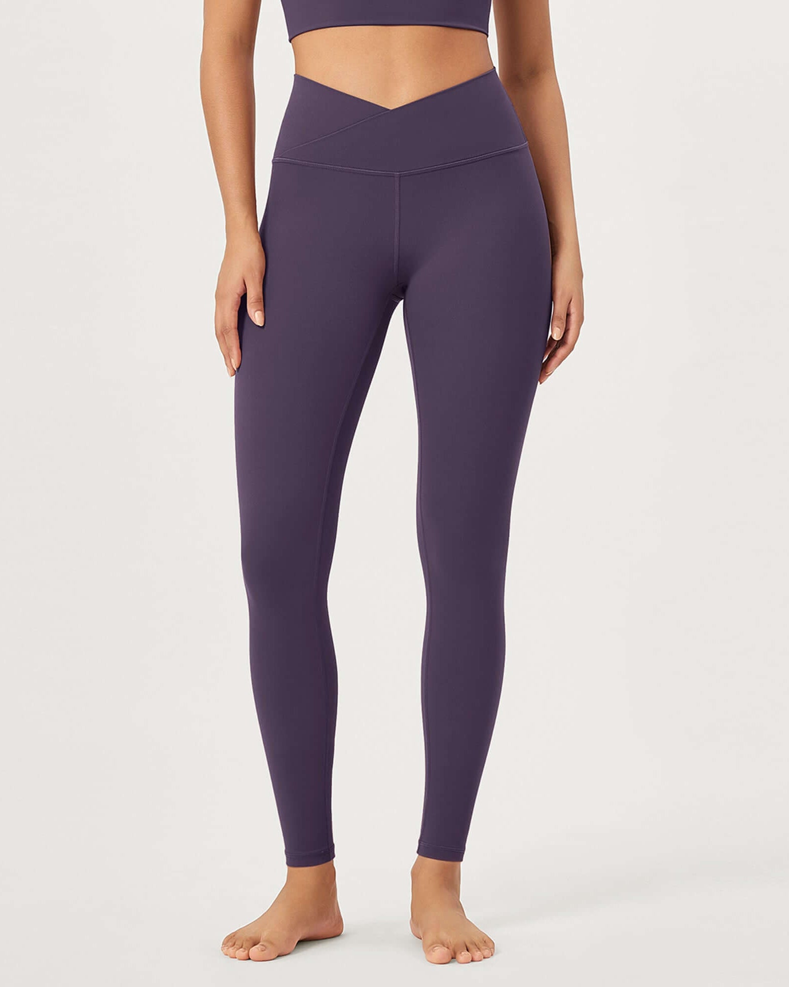 2 Pack 28 Odcloud Buttery Soft Cross Waist Yoga Leggings - ododos