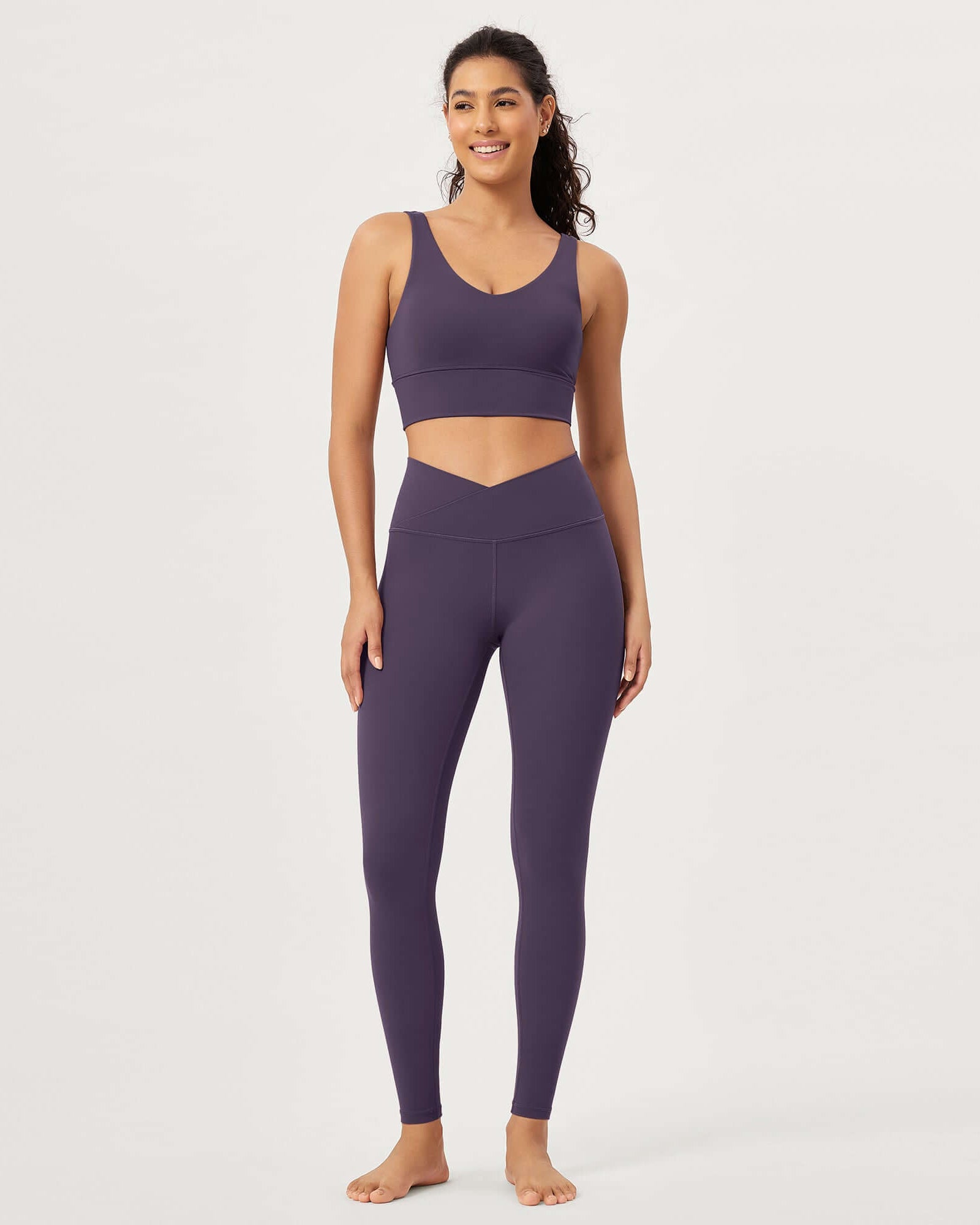 2 Pack 28 Odcloud Buttery Soft Cross Waist Yoga Leggings - ododos