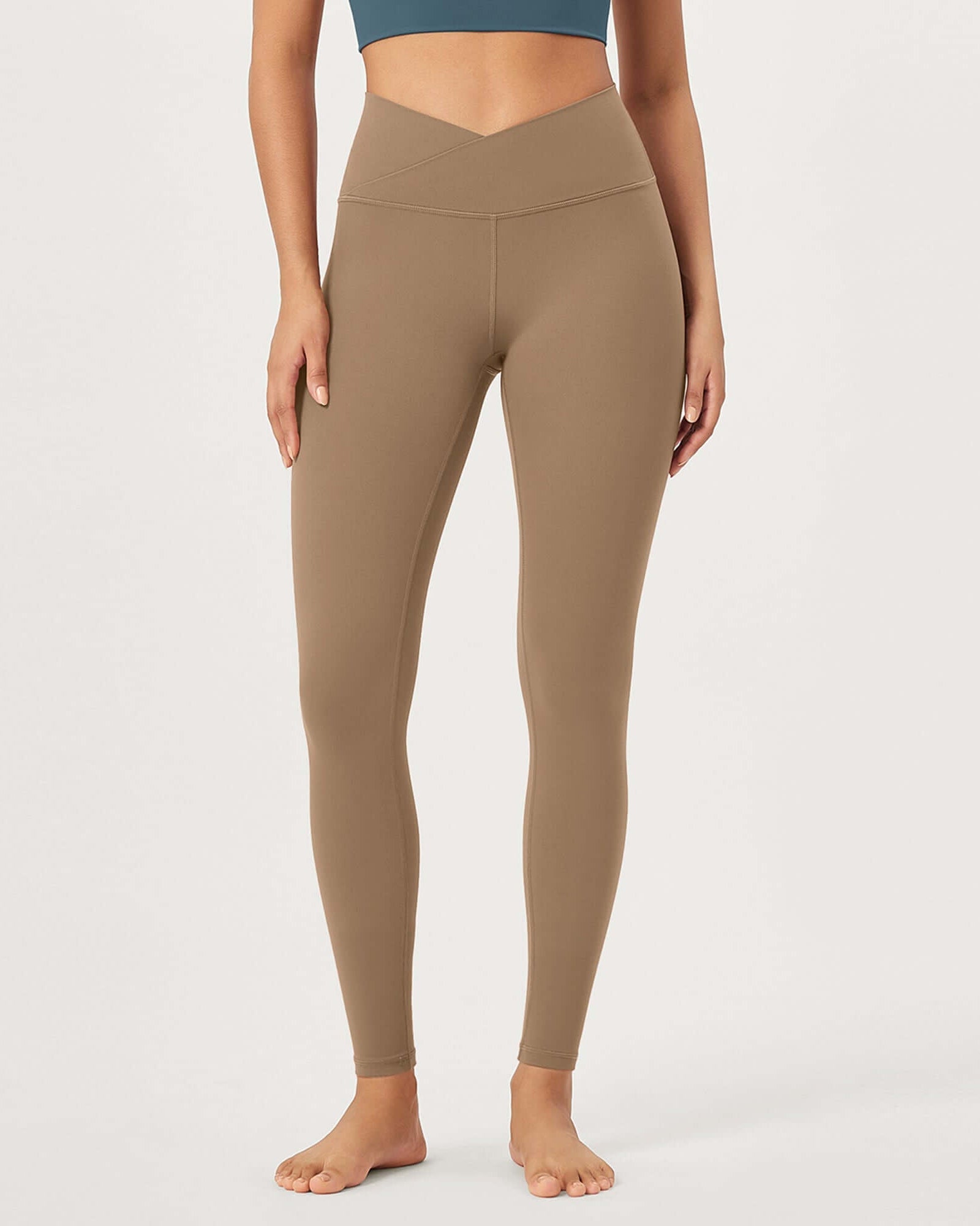 2 Pack 28 Odcloud Buttery Soft Cross Waist Yoga Leggings - ododos