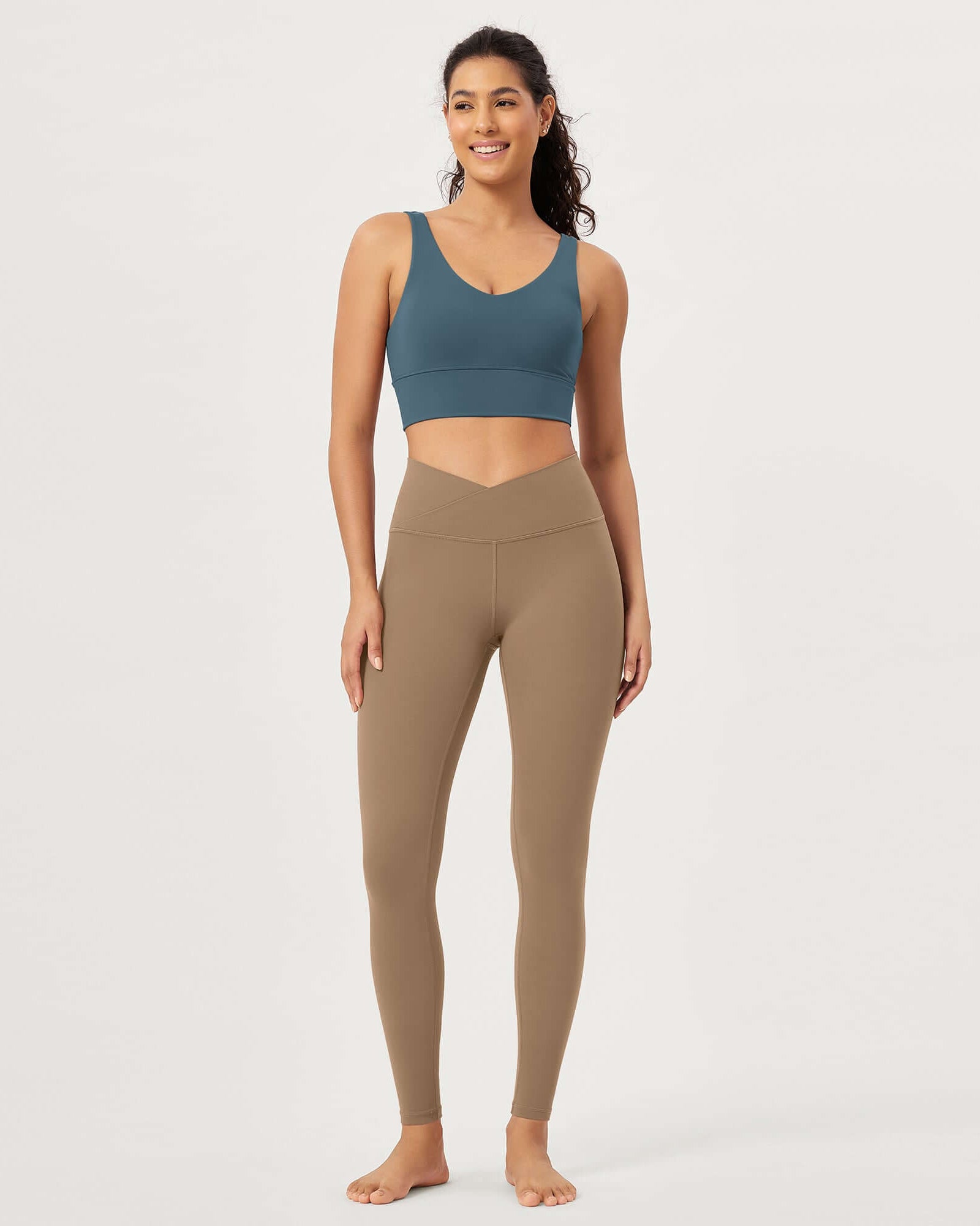 2 Pack 28 Odcloud Buttery Soft Cross Waist Yoga Leggings - ododos