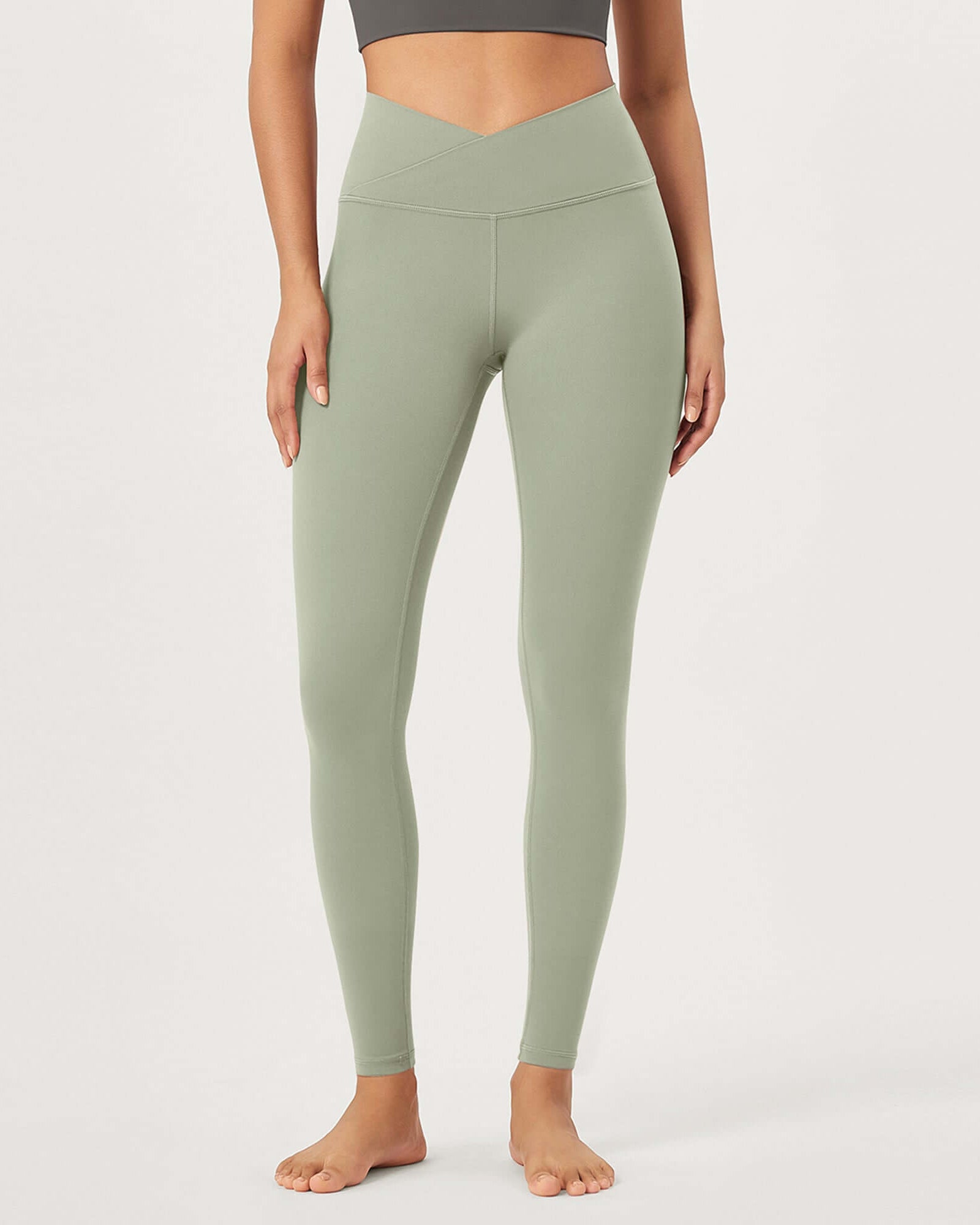 2 Pack 28 Odcloud Buttery Soft Cross Waist Yoga Leggings - ododos