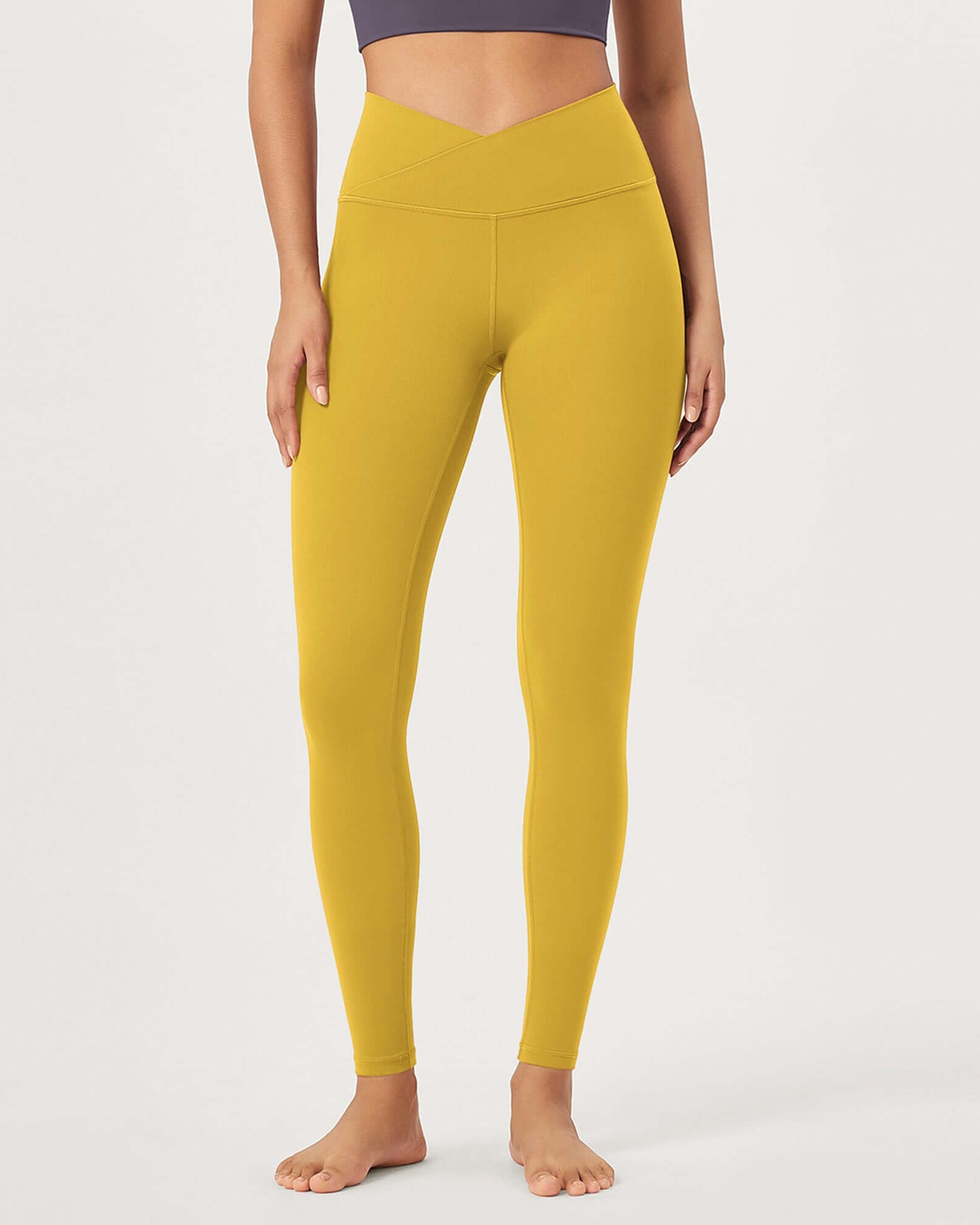 2 Pack 28 Odcloud Buttery Soft Cross Waist Yoga Leggings - ododos