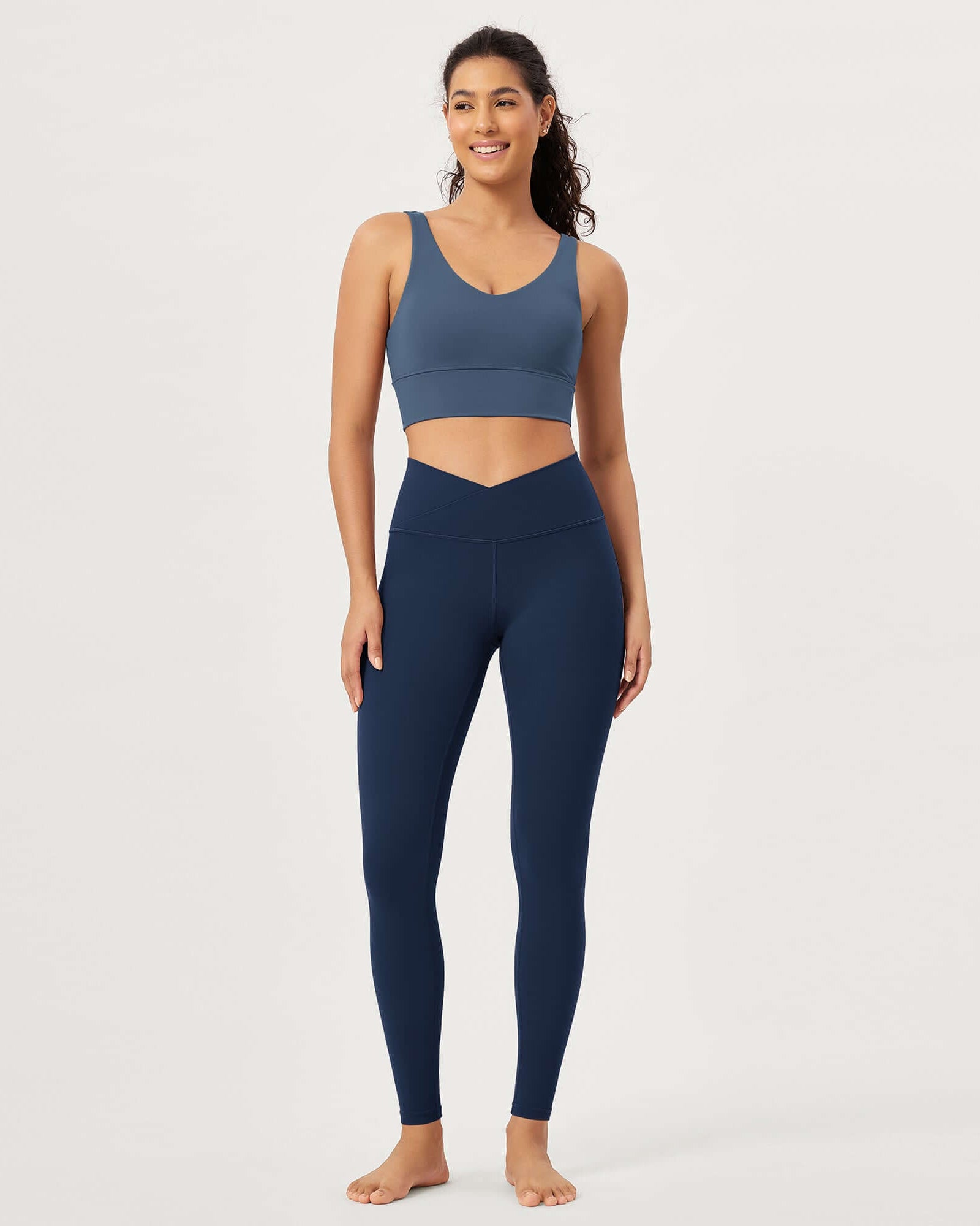 2 Pack 28 Odcloud Buttery Soft Cross Waist Yoga Leggings - ododos