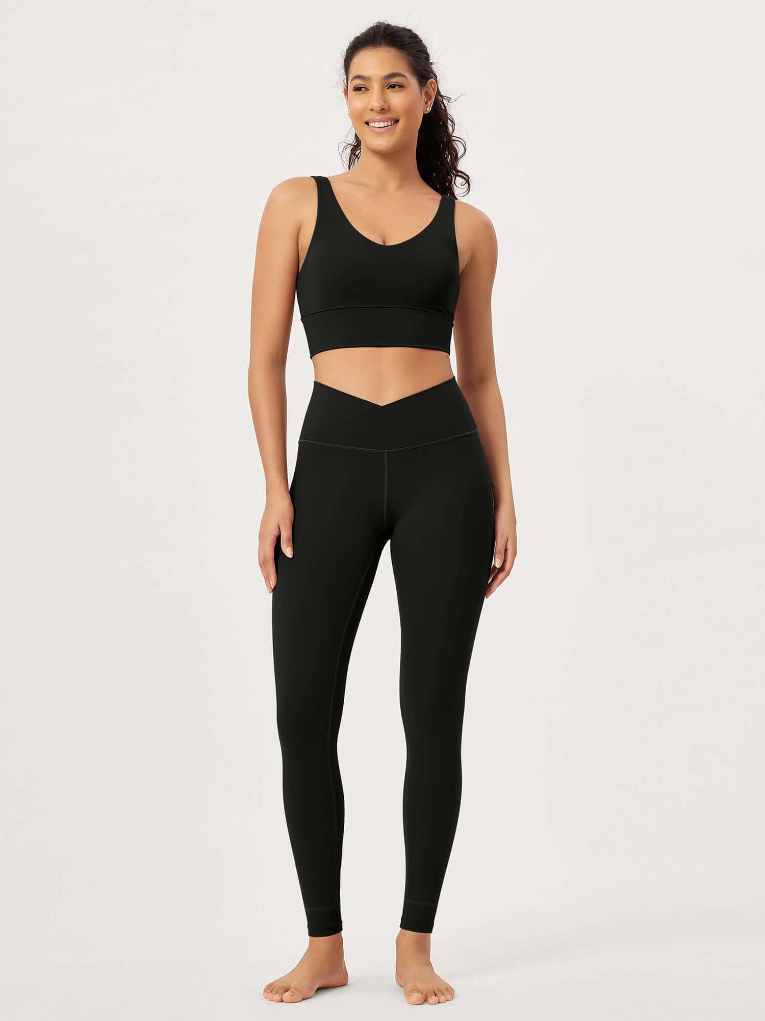 28 Buttery Soft Cross Waist Lounge Yoga Leggings - ododos
