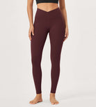 2 Pack 28 Odcloud Buttery Soft Cross Waist Yoga Leggings - ododos