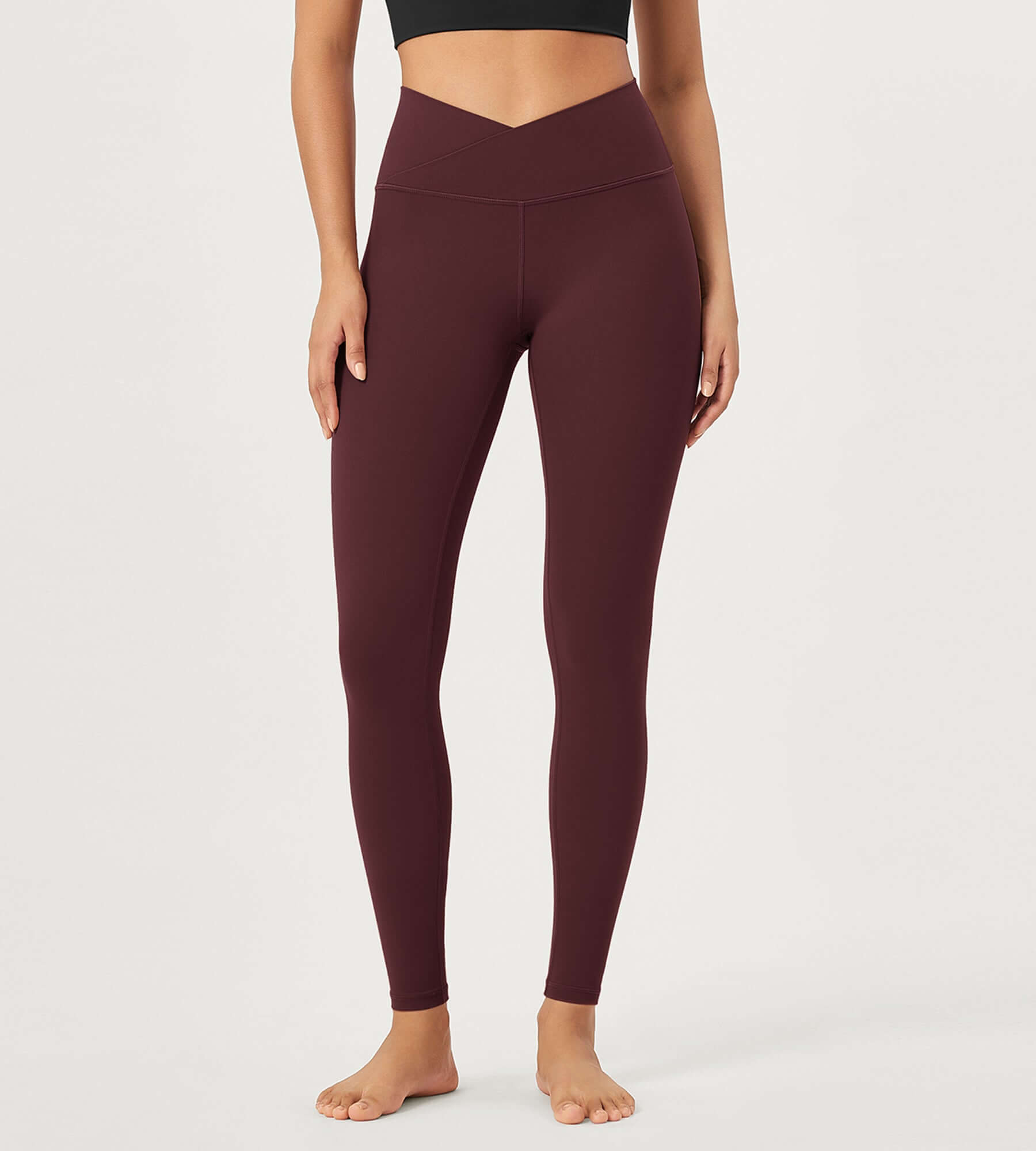 2 Pack 28 Odcloud Buttery Soft Cross Waist Yoga Leggings - ododos
