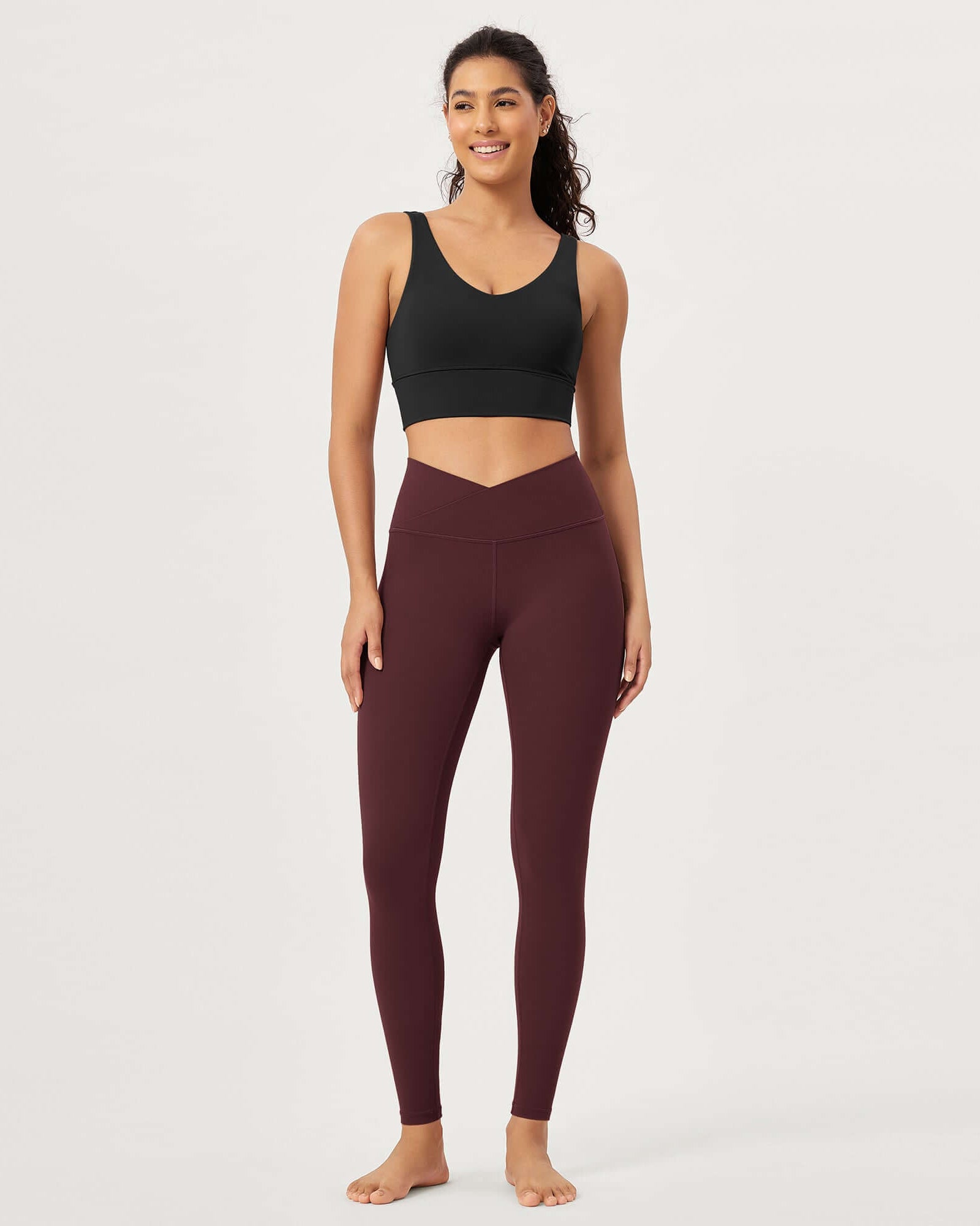 2 Pack 28 Odcloud Buttery Soft Cross Waist Yoga Leggings - ododos