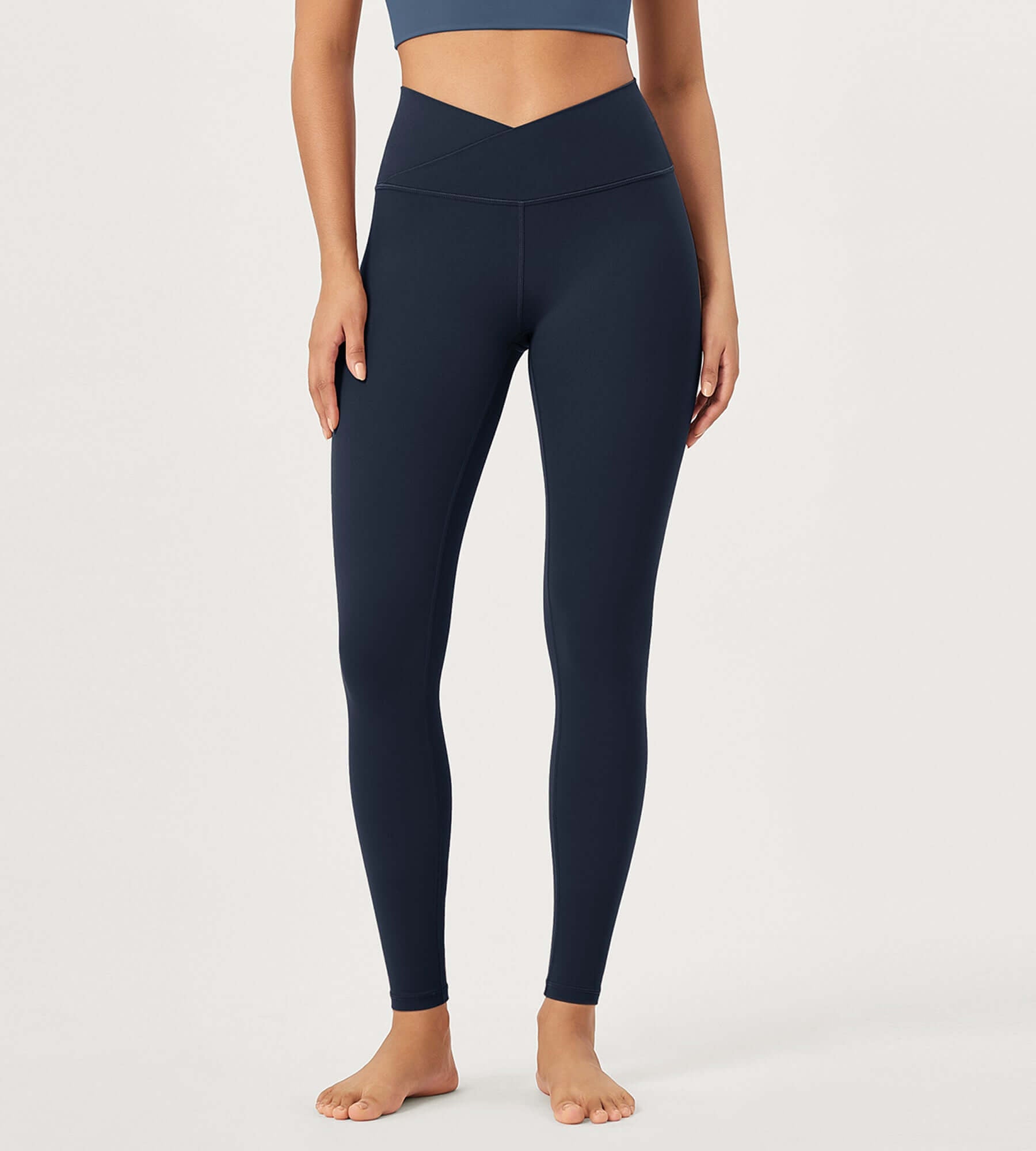 2 Pack 28 Odcloud Buttery Soft Cross Waist Yoga Leggings - ododos