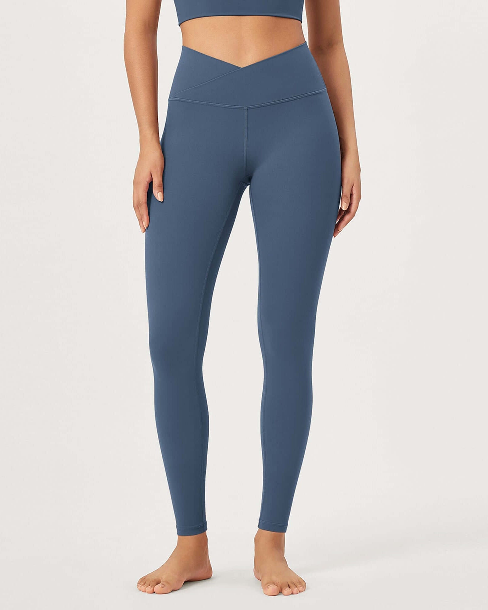 2 Pack 28 Odcloud Buttery Soft Cross Waist Yoga Leggings - ododos