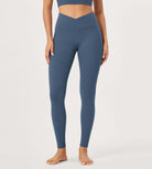 2 Pack 28 Odcloud Buttery Soft Cross Waist Yoga Leggings - ododos