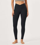 2 Pack 28 Odcloud Buttery Soft Cross Waist Yoga Leggings - ododos