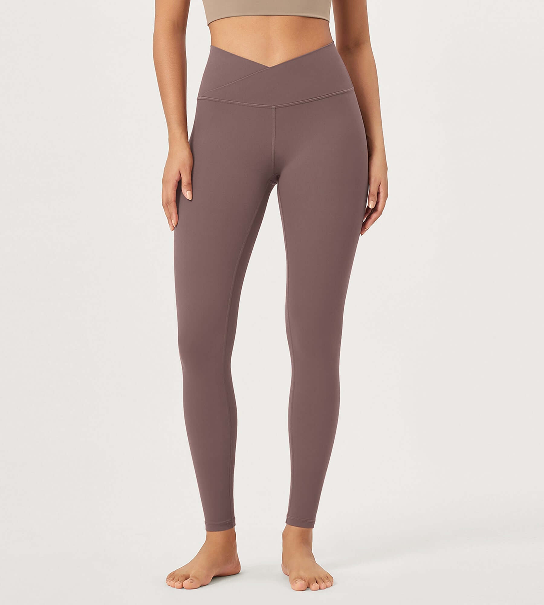 2 Pack 28 Odcloud Buttery Soft Cross Waist Yoga Leggings - ododos