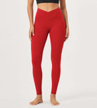 2 Pack 28 Odcloud Buttery Soft Cross Waist Yoga Leggings - ododos