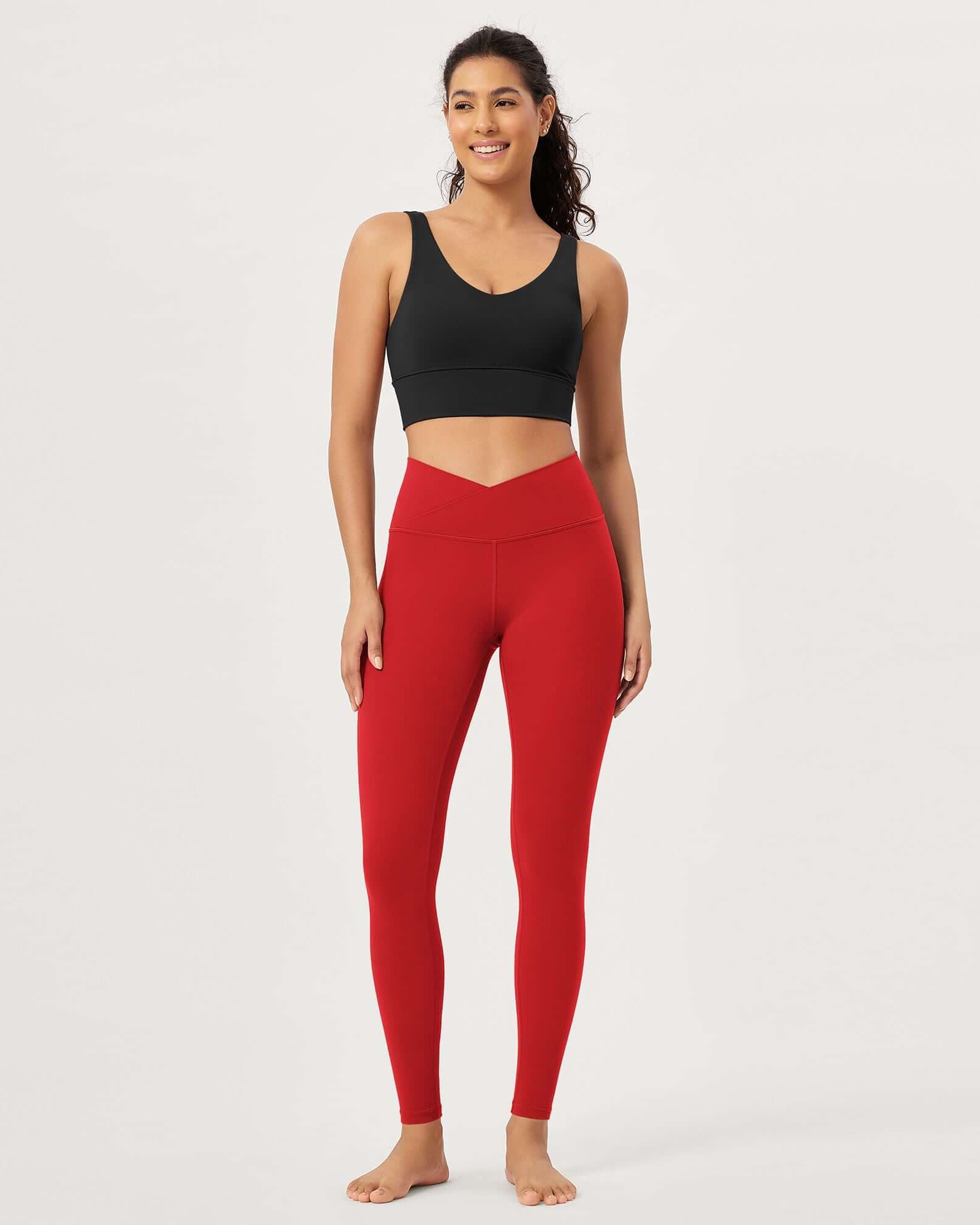 2 Pack 28 Odcloud Buttery Soft Cross Waist Yoga Leggings - ododos