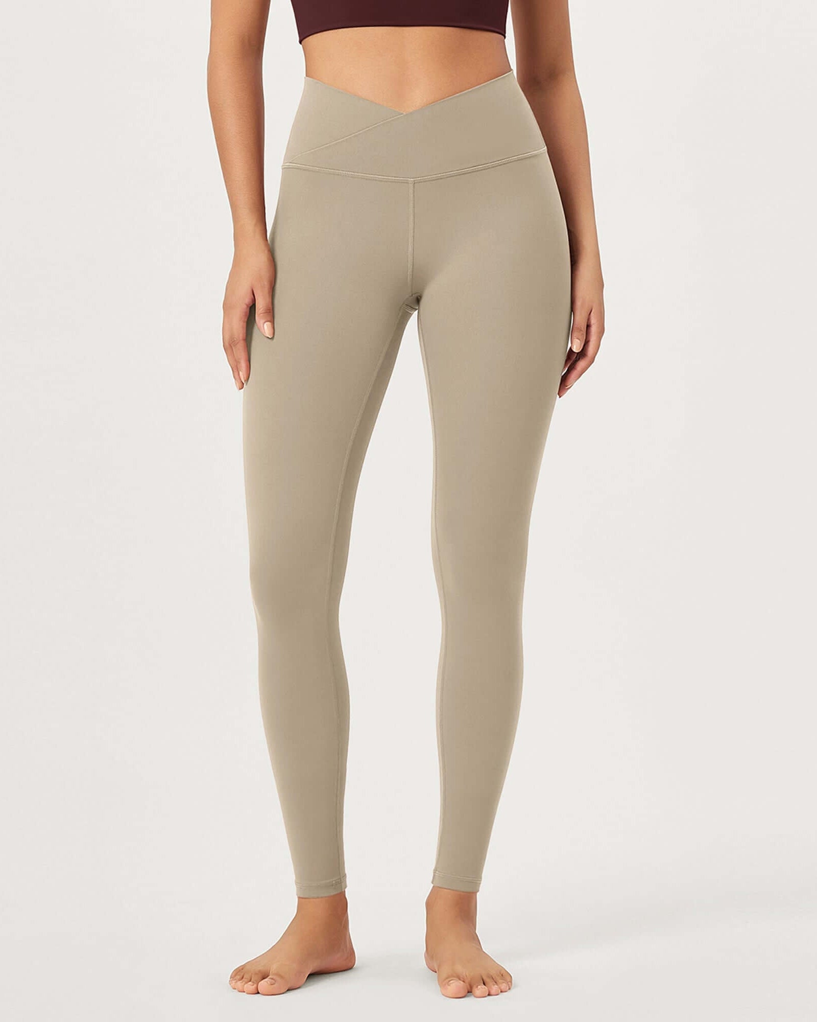 2 Pack 28 Odcloud Buttery Soft Cross Waist Yoga Leggings - ododos