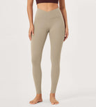 2 Pack 28 Odcloud Buttery Soft Cross Waist Yoga Leggings - ododos