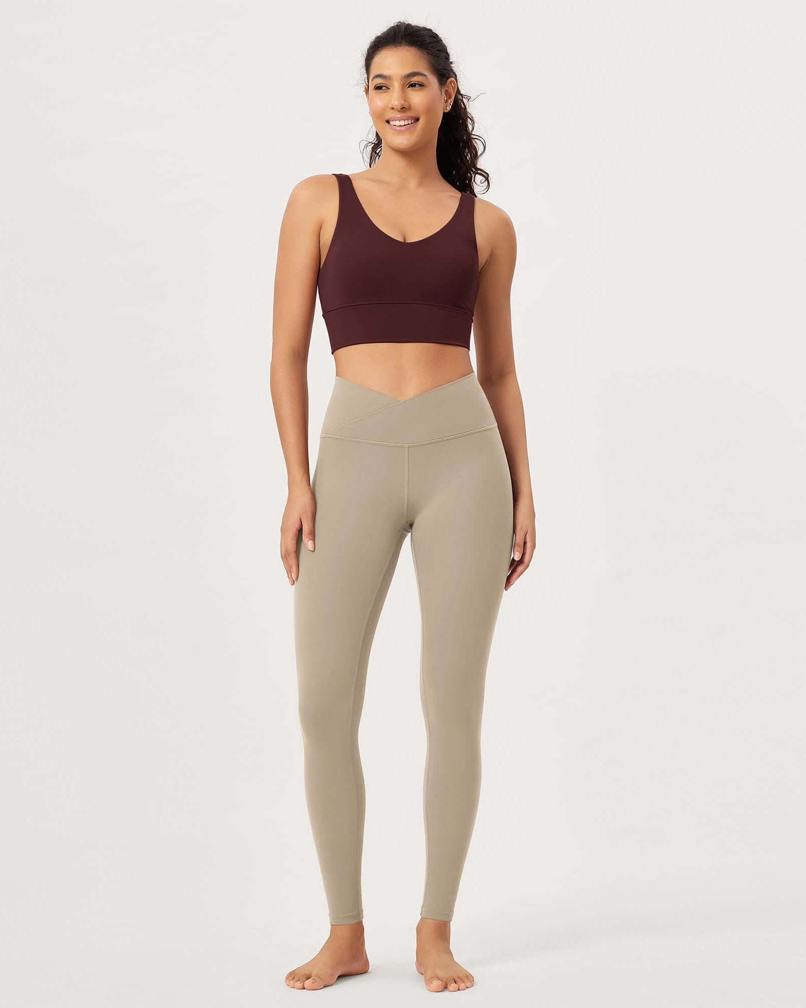 2 Pack 28 Odcloud Buttery Soft Cross Waist Yoga Leggings - ododos