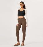 28 Buttery Soft Cross Waist Lounge Yoga Leggings - ododos