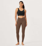 28 Buttery Soft Cross Waist Lounge Yoga Leggings - ododos