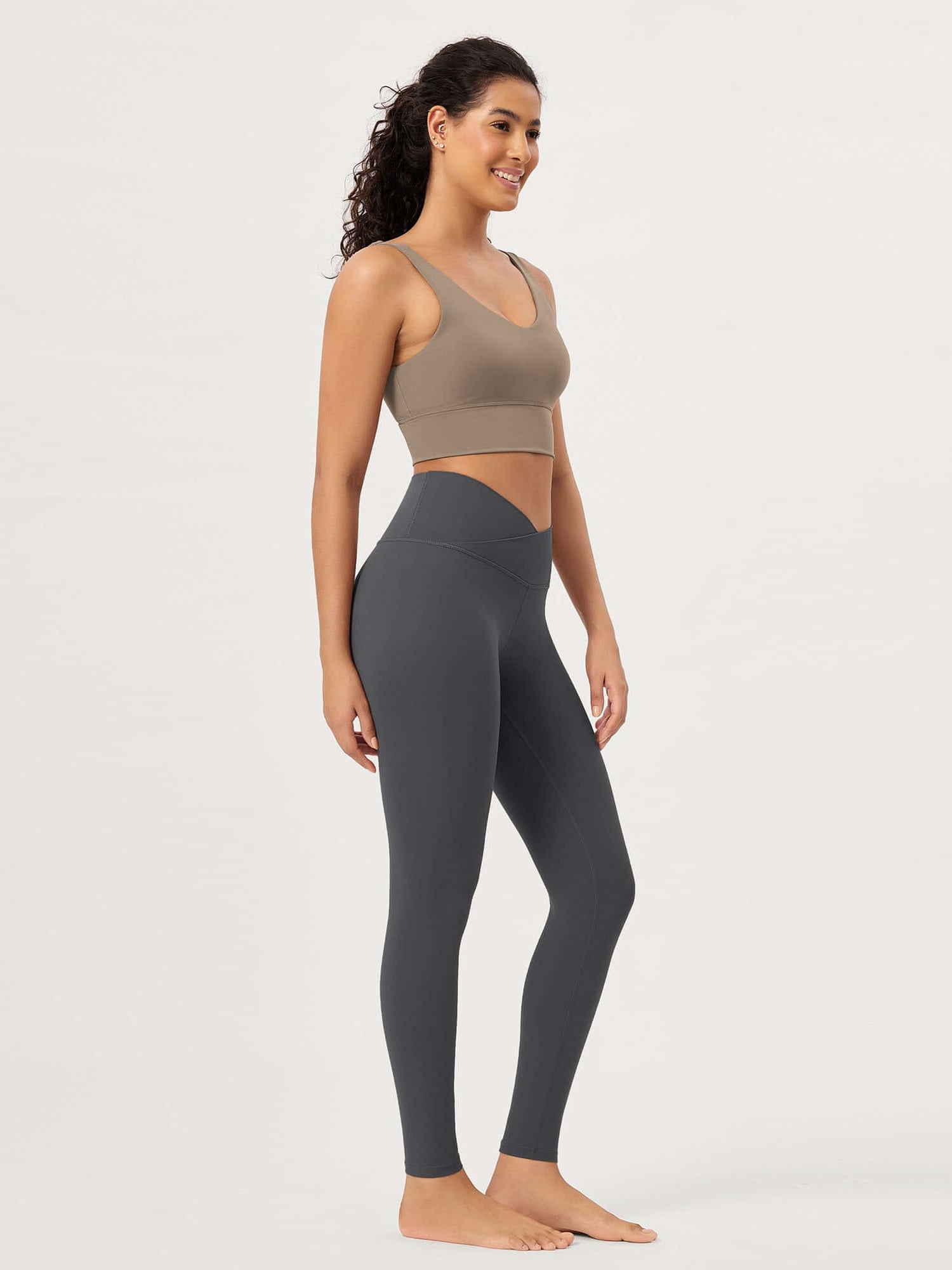 28 Buttery Soft Cross Waist Lounge Yoga Leggings - ododos