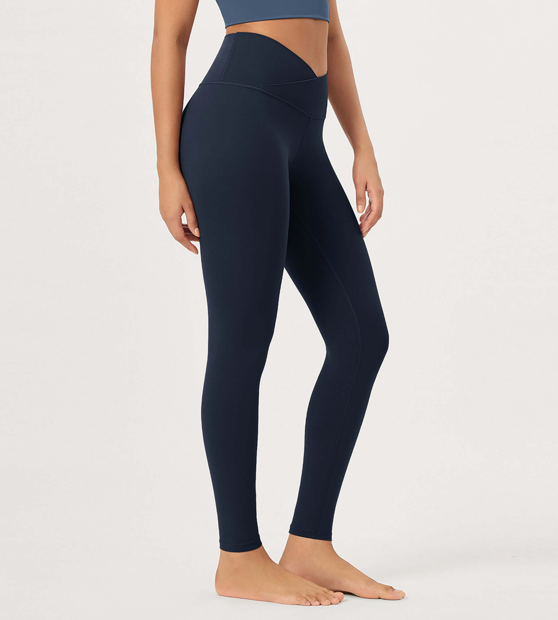 28 Buttery Soft Cross Waist Lounge Yoga Leggings - ododos