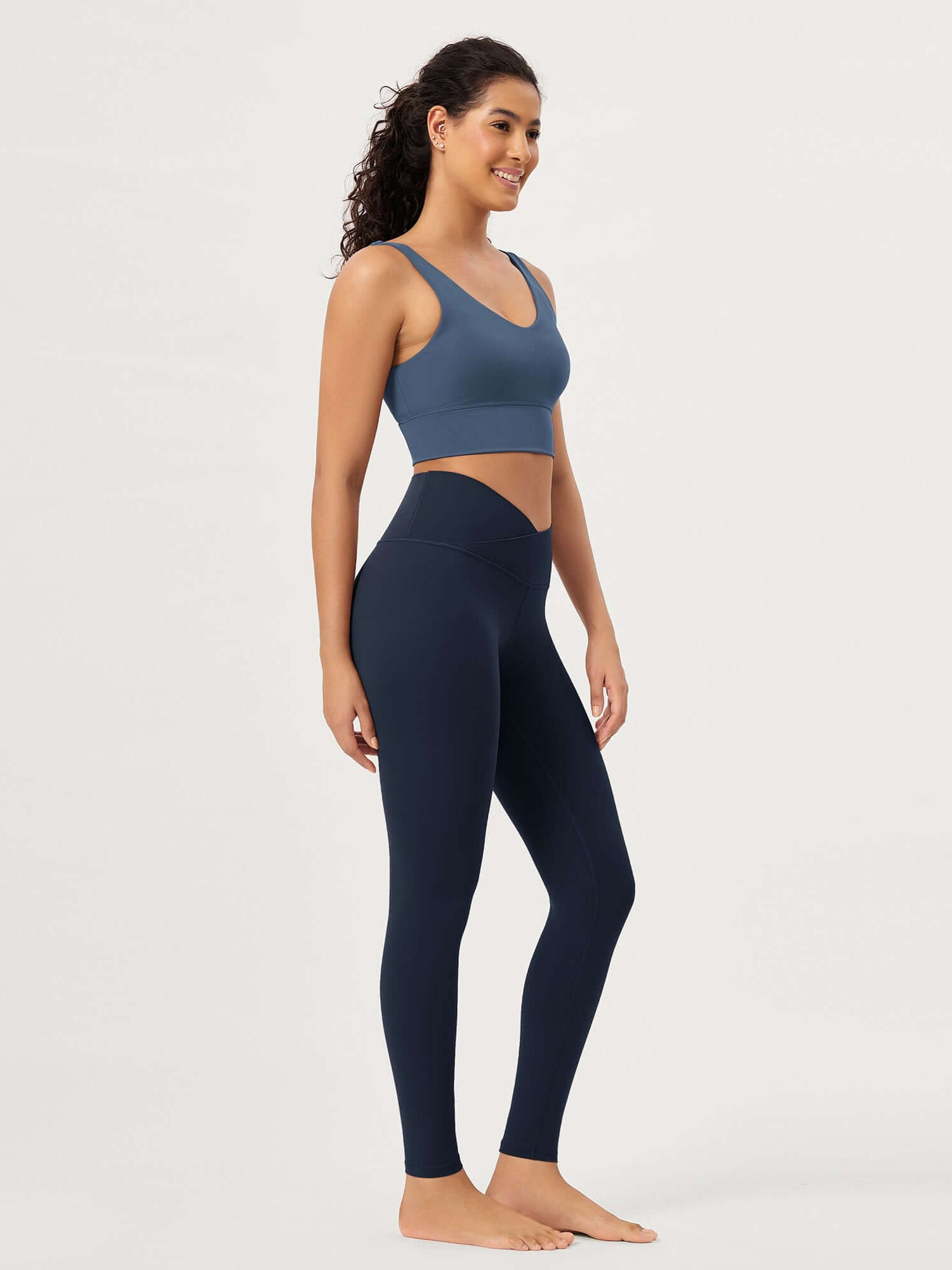 28 Buttery Soft Cross Waist Lounge Yoga Leggings - ododos