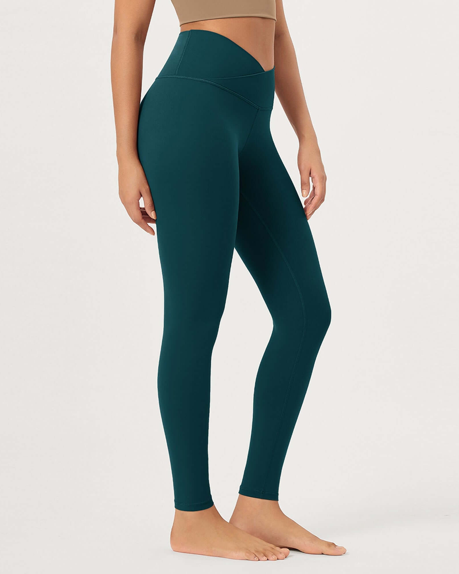 28 Buttery Soft Cross Waist Lounge Yoga Leggings - ododos