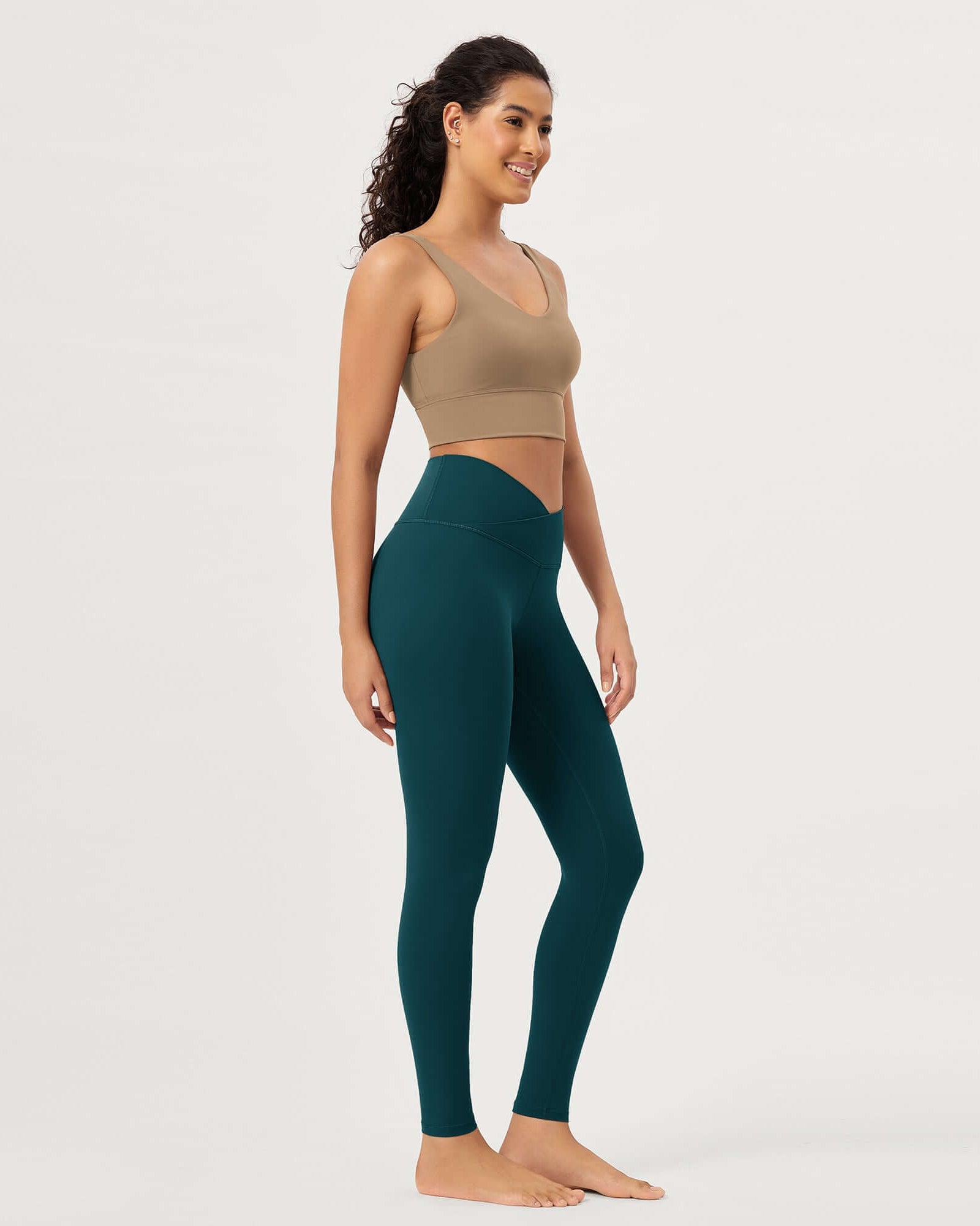 28 Buttery Soft Cross Waist Lounge Yoga Leggings - ododos