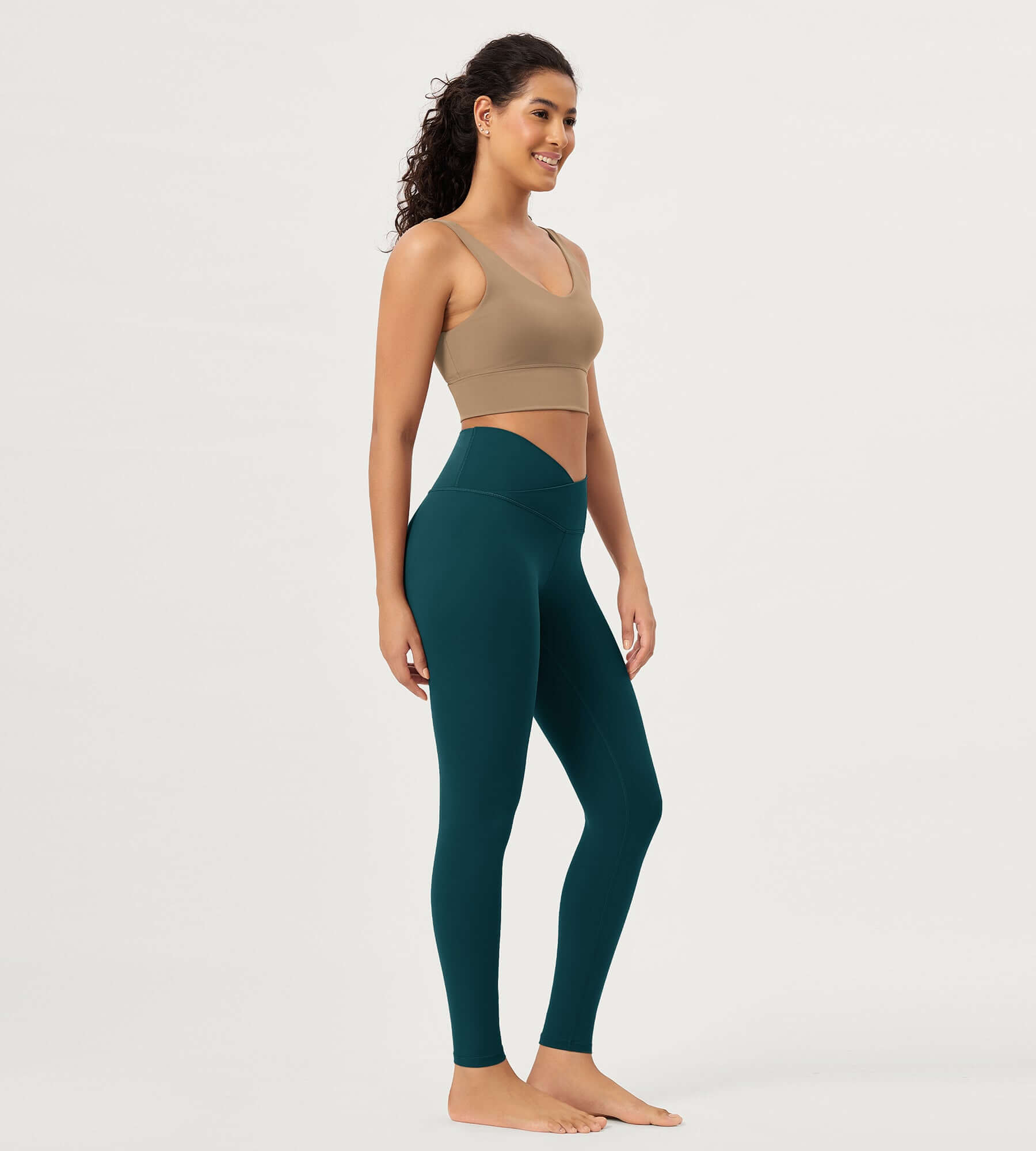28 Buttery Soft Cross Waist Lounge Yoga Leggings - ododos