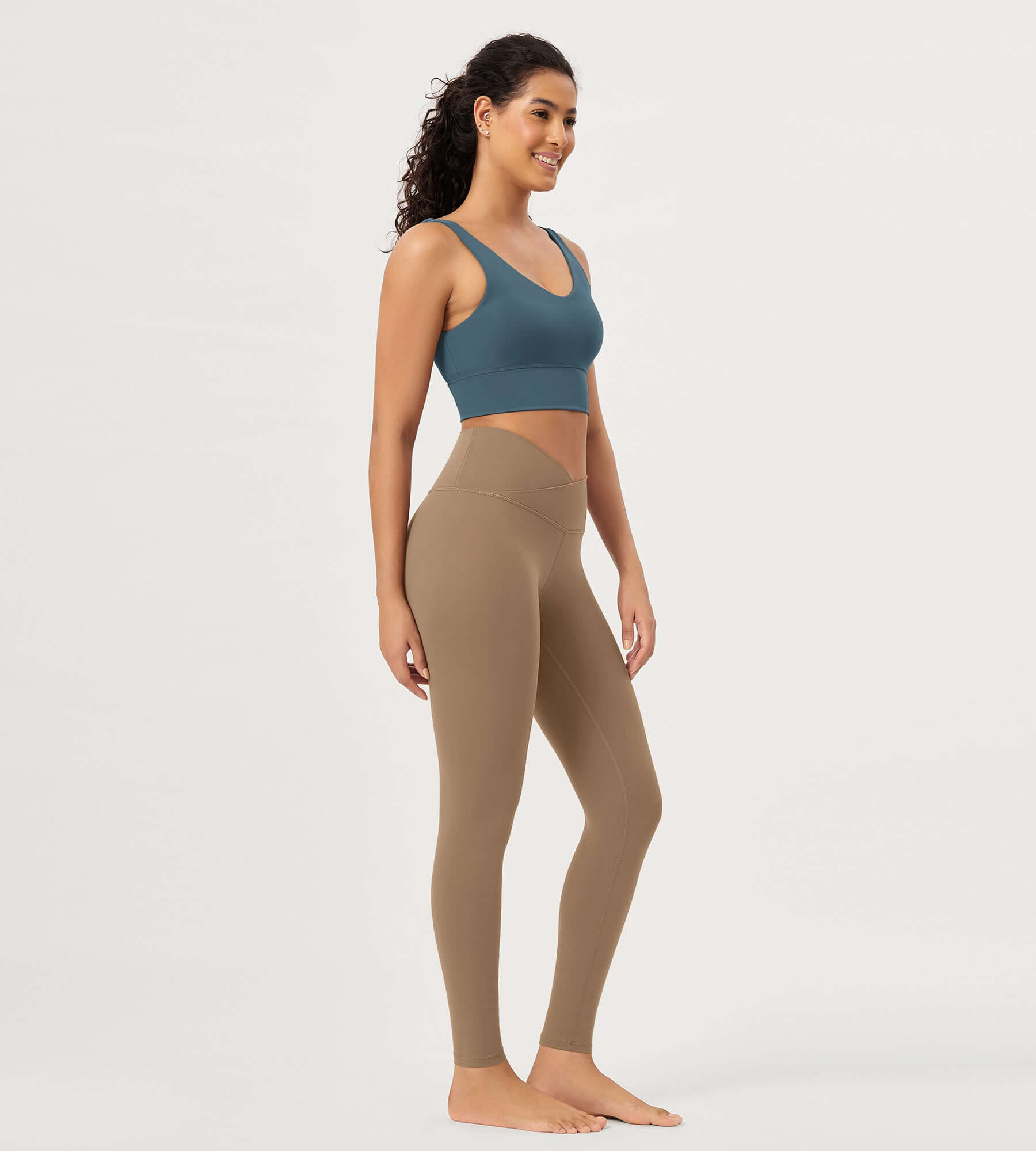 28 Buttery Soft Cross Waist Lounge Yoga Leggings - ododos