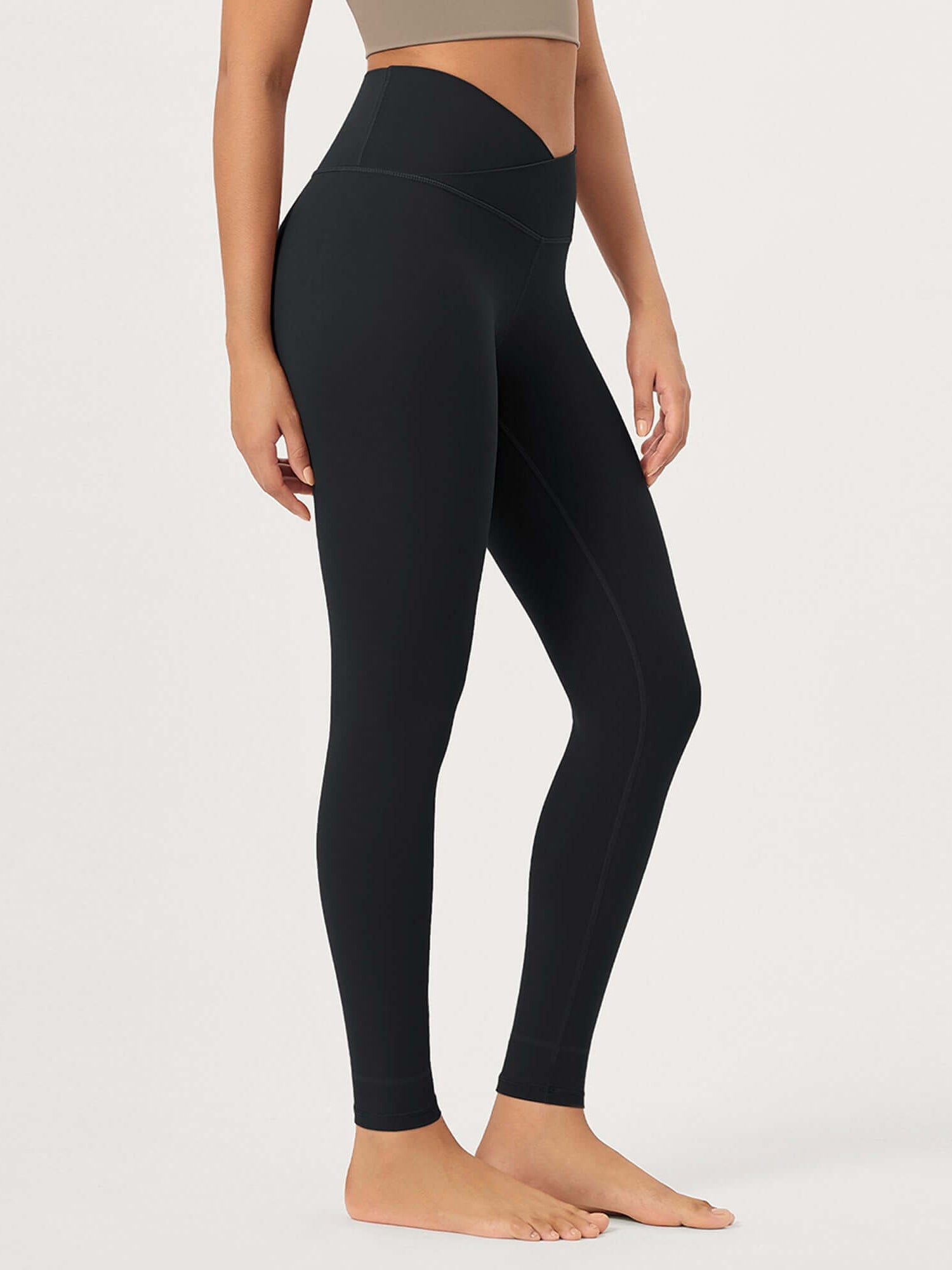 28 Buttery Soft Cross Waist Lounge Yoga Leggings - ododos
