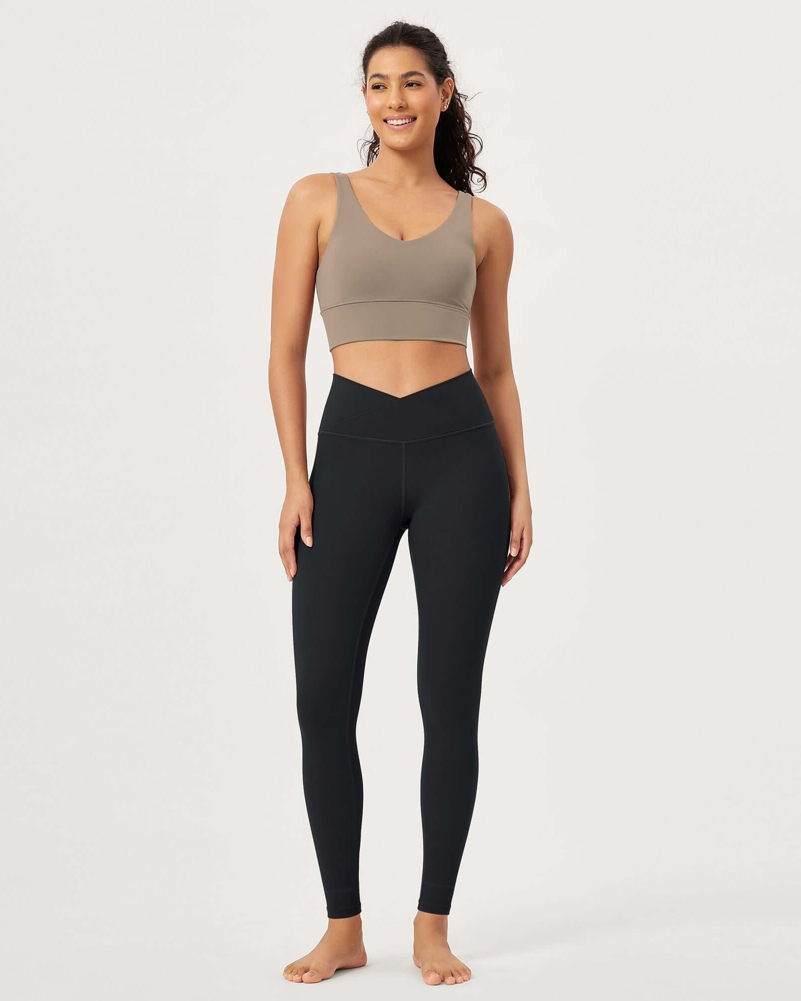 28 Buttery Soft Cross Waist Lounge Yoga Leggings - ododos
