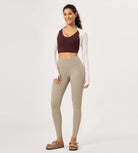 28 Buttery Soft Cross Waist Lounge Yoga Leggings - ododos