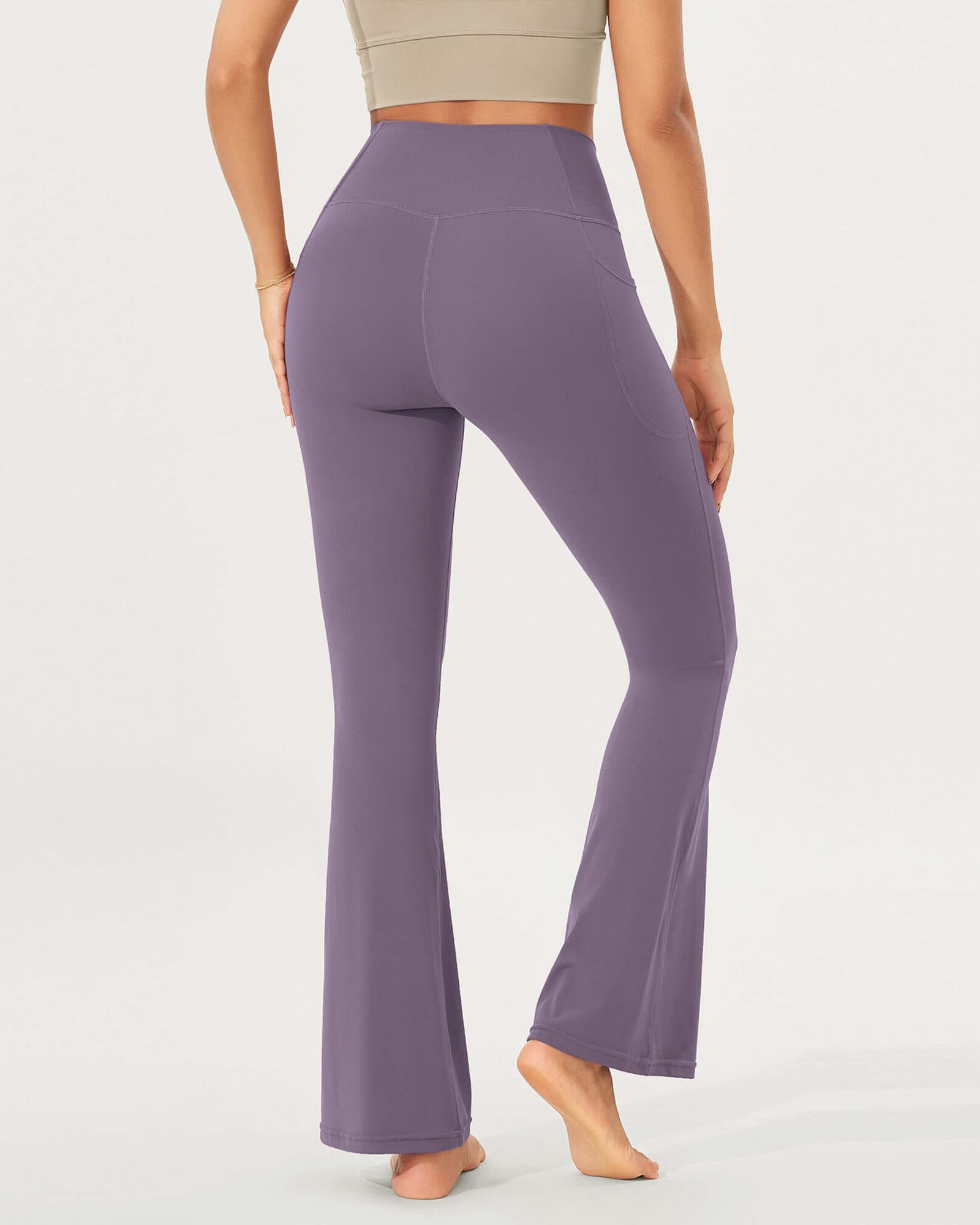 32 Cloud Feeling Bootcut Lounge Yoga Pants with Pockets - ododos