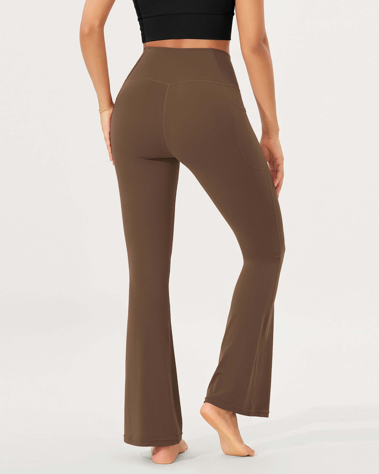 32 Cloud Feeling Bootcut Lounge Yoga Pants with Pockets - ododos