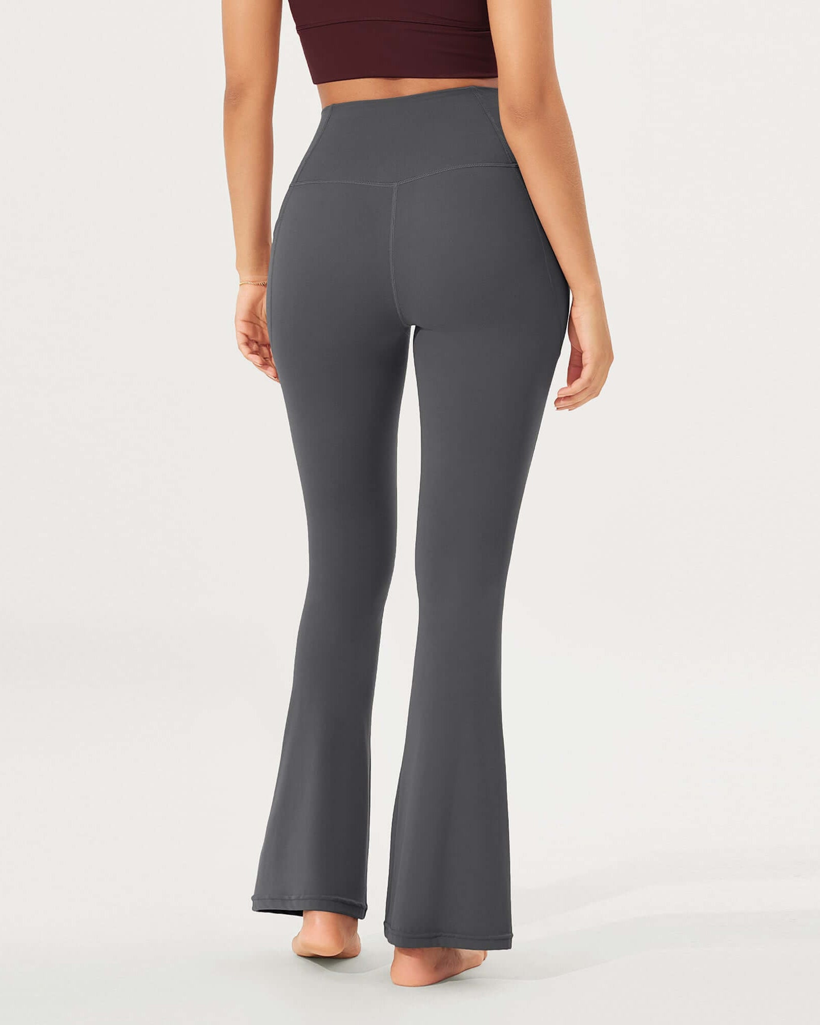 32 Cloud Feeling Bootcut Lounge Yoga Pants with Pockets - ododos