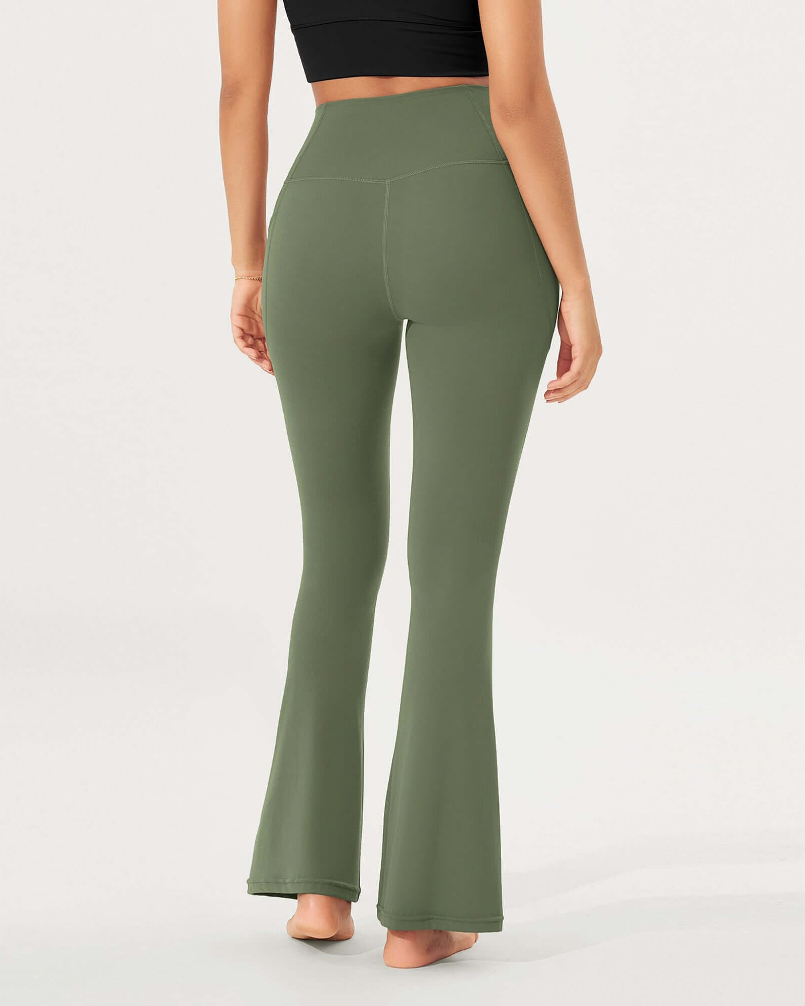 32 Cloud Feeling Bootcut Lounge Yoga Pants with Pockets - ododos