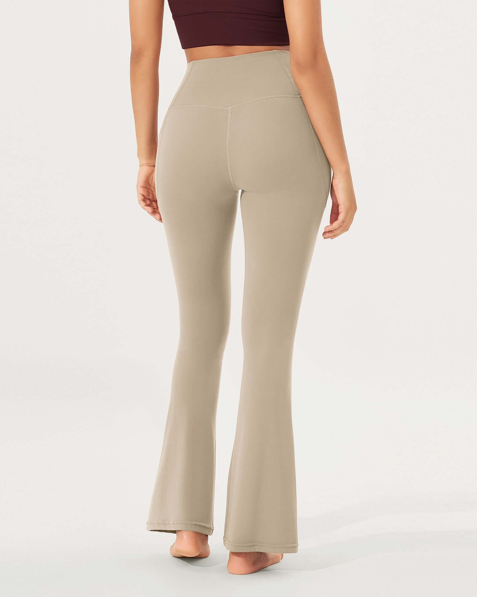 32 Cloud Feeling Bootcut Lounge Yoga Pants with Pockets - ododos