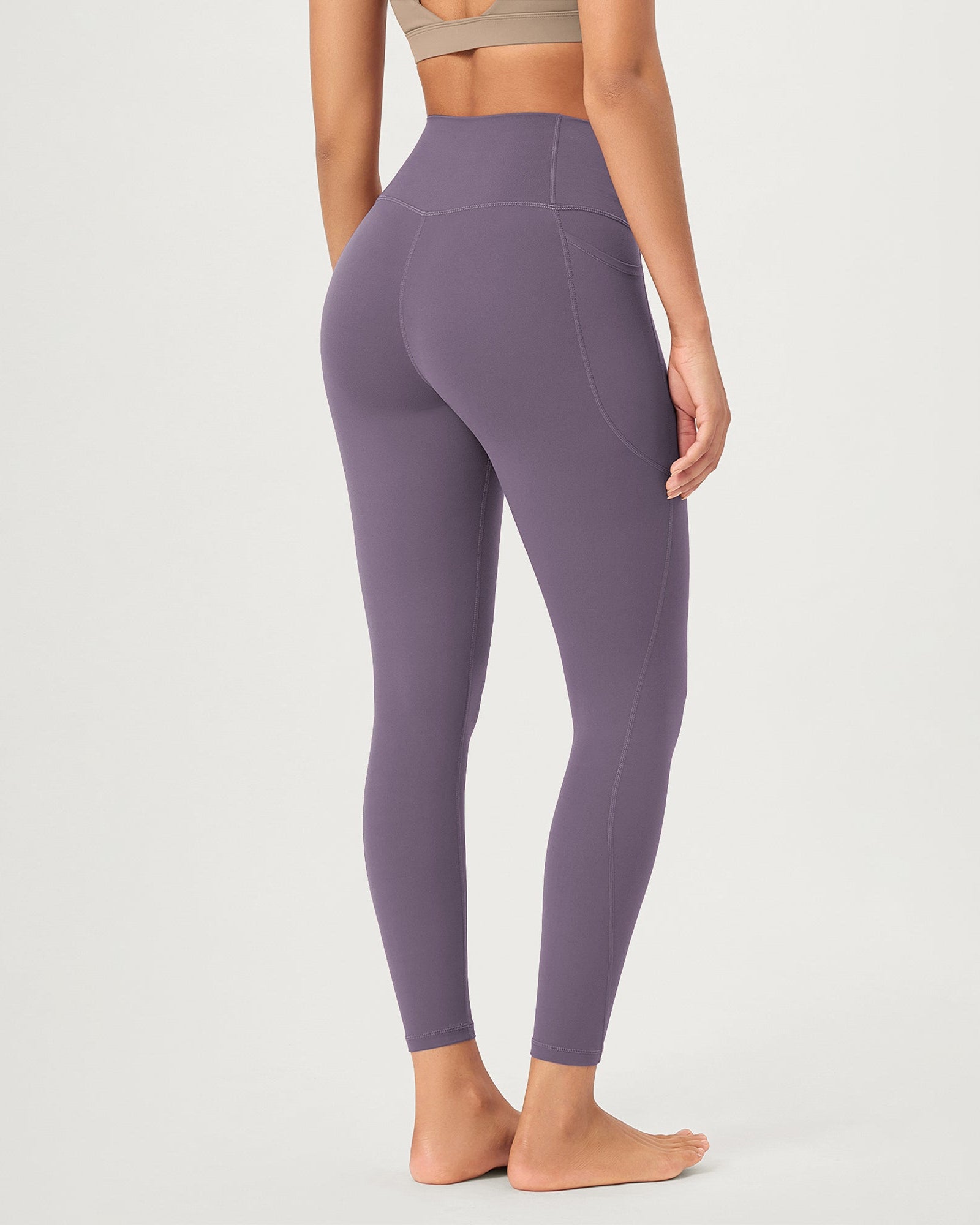 2-Pack 25 ODCLOUD Crossover Lounge Yoga Waist Leggings with Pockets - ododos