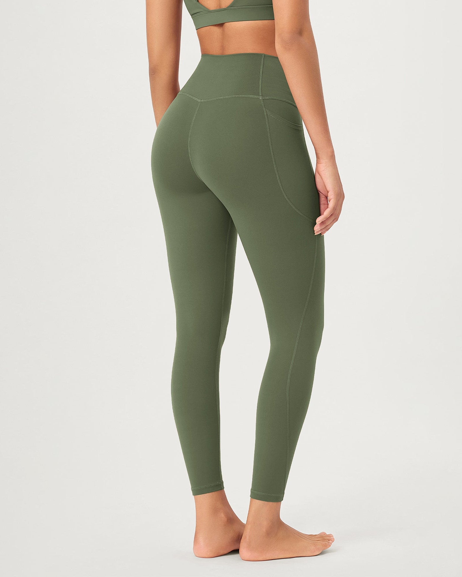 2-Pack 25 ODCLOUD Crossover Lounge Yoga Waist Leggings with Pockets - ododos