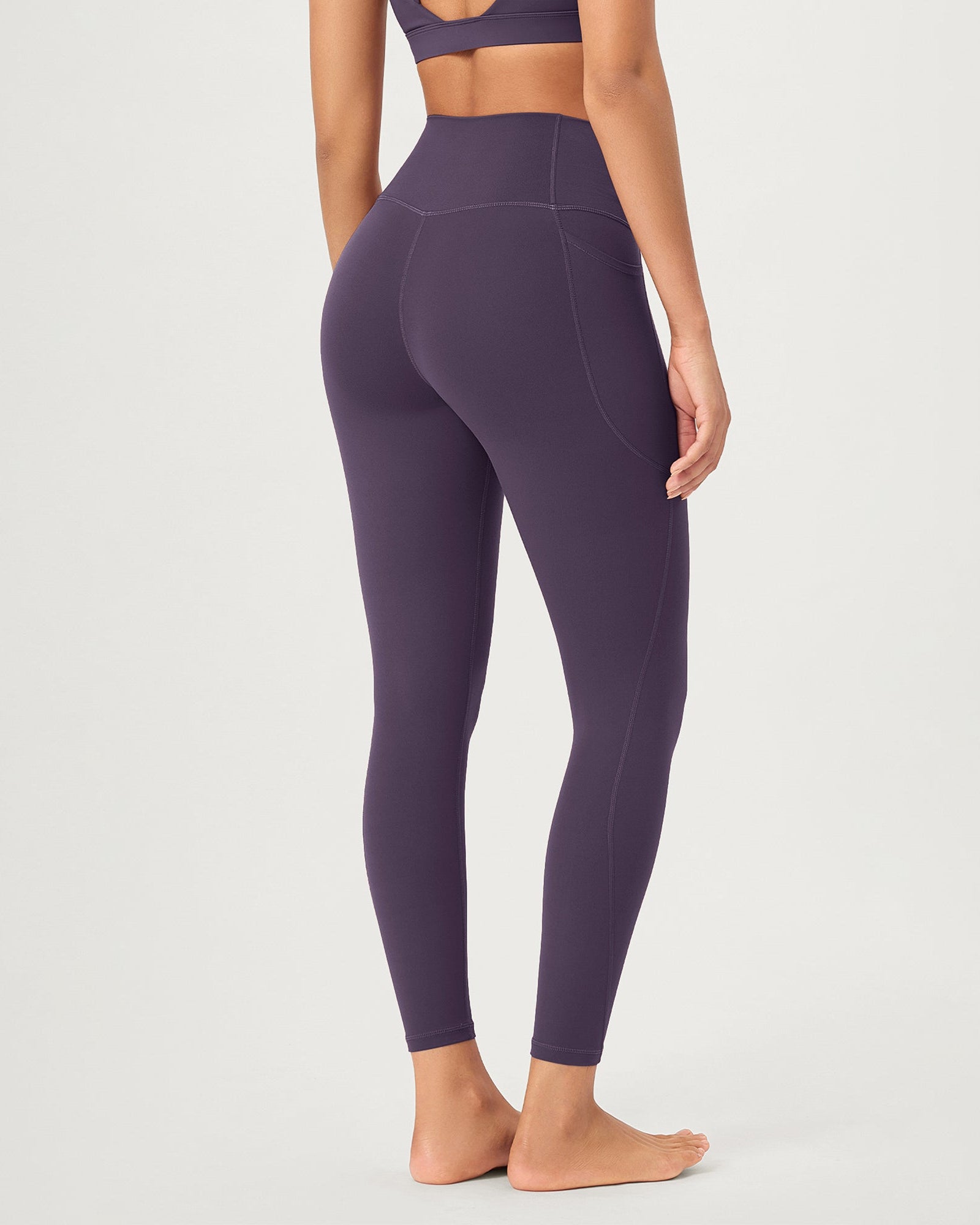 2-Pack 25 ODCLOUD Crossover Lounge Yoga Waist Leggings with Pockets - ododos