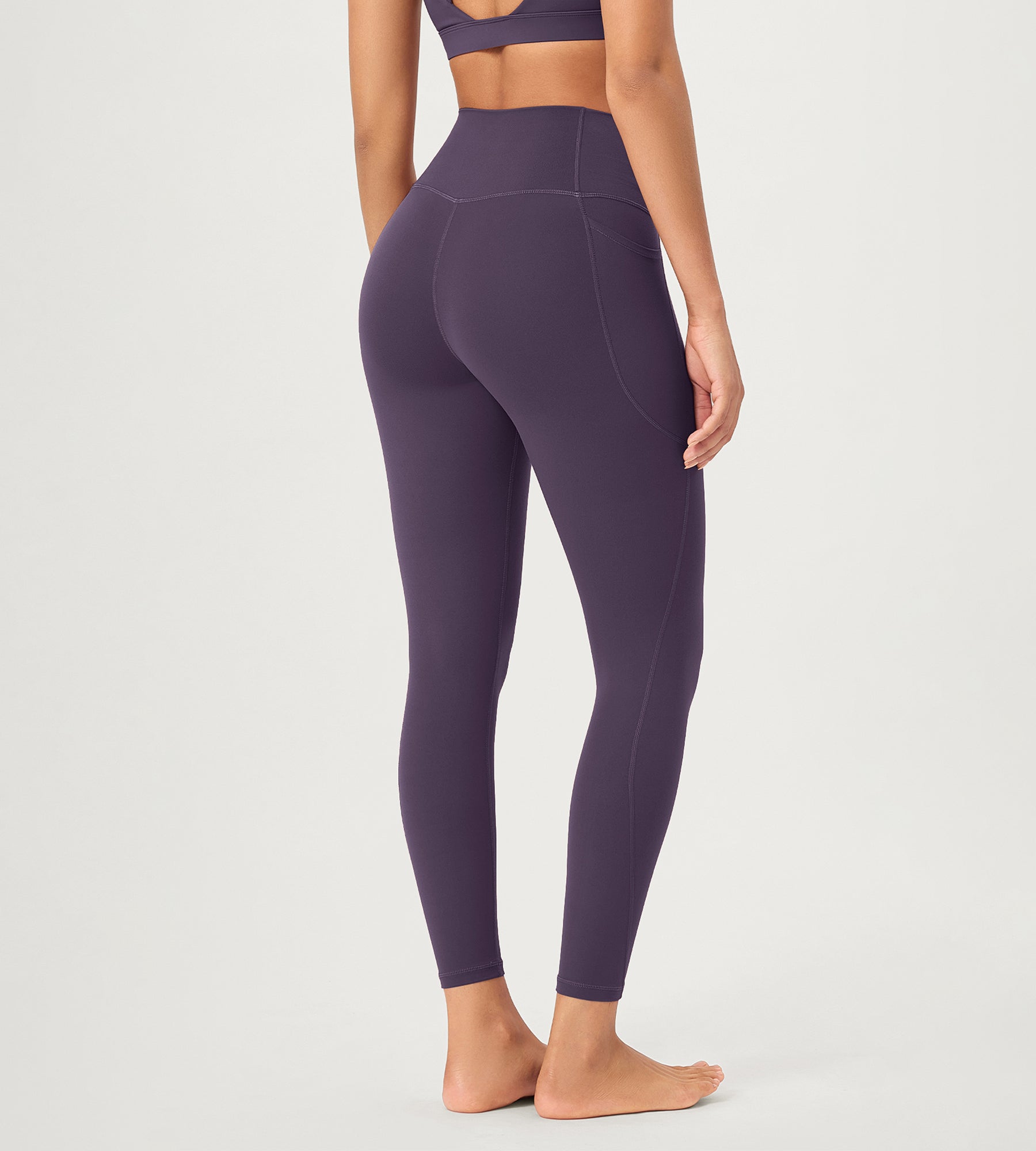 2-Pack 25 ODCLOUD Crossover Lounge Yoga Waist Leggings with Pockets - ododos