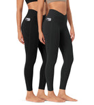 2-Pack 25 ODCLOUD Crossover Lounge Yoga Waist Leggings with Pockets - ododos