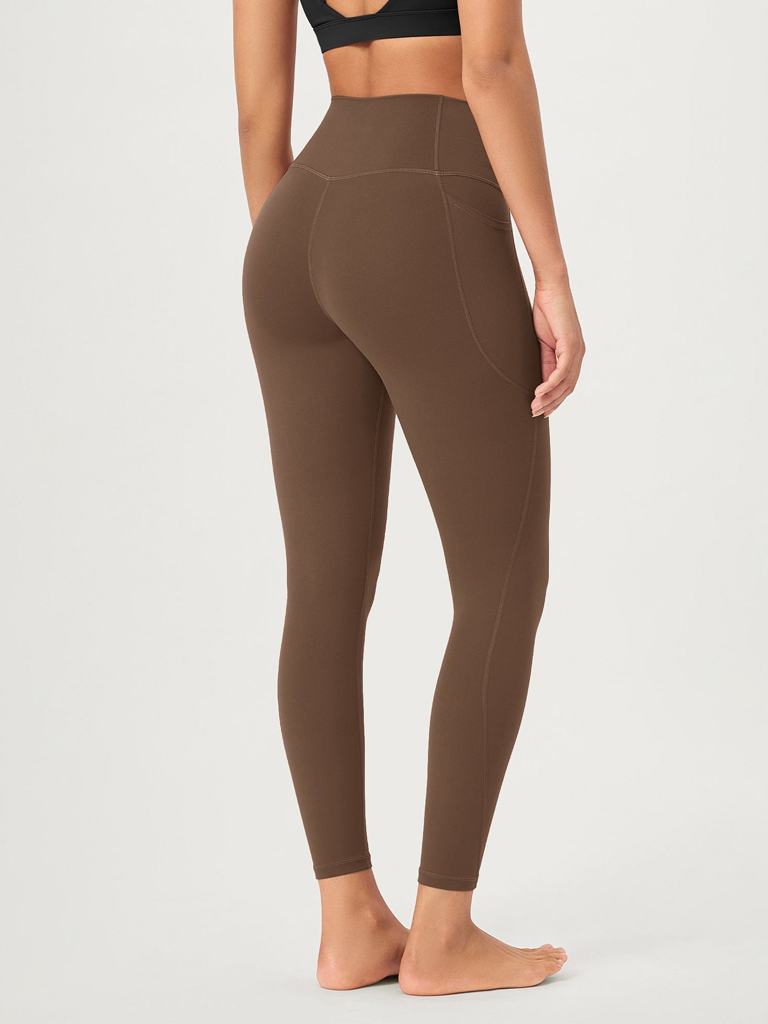 25 ODCLOUD Crossover Lounge Yoga Waist Leggings with Pockets - ododos