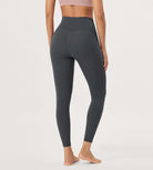 25 / 28 Gathered Crossover Lounge Yoga Leggings with Pockets - ododos